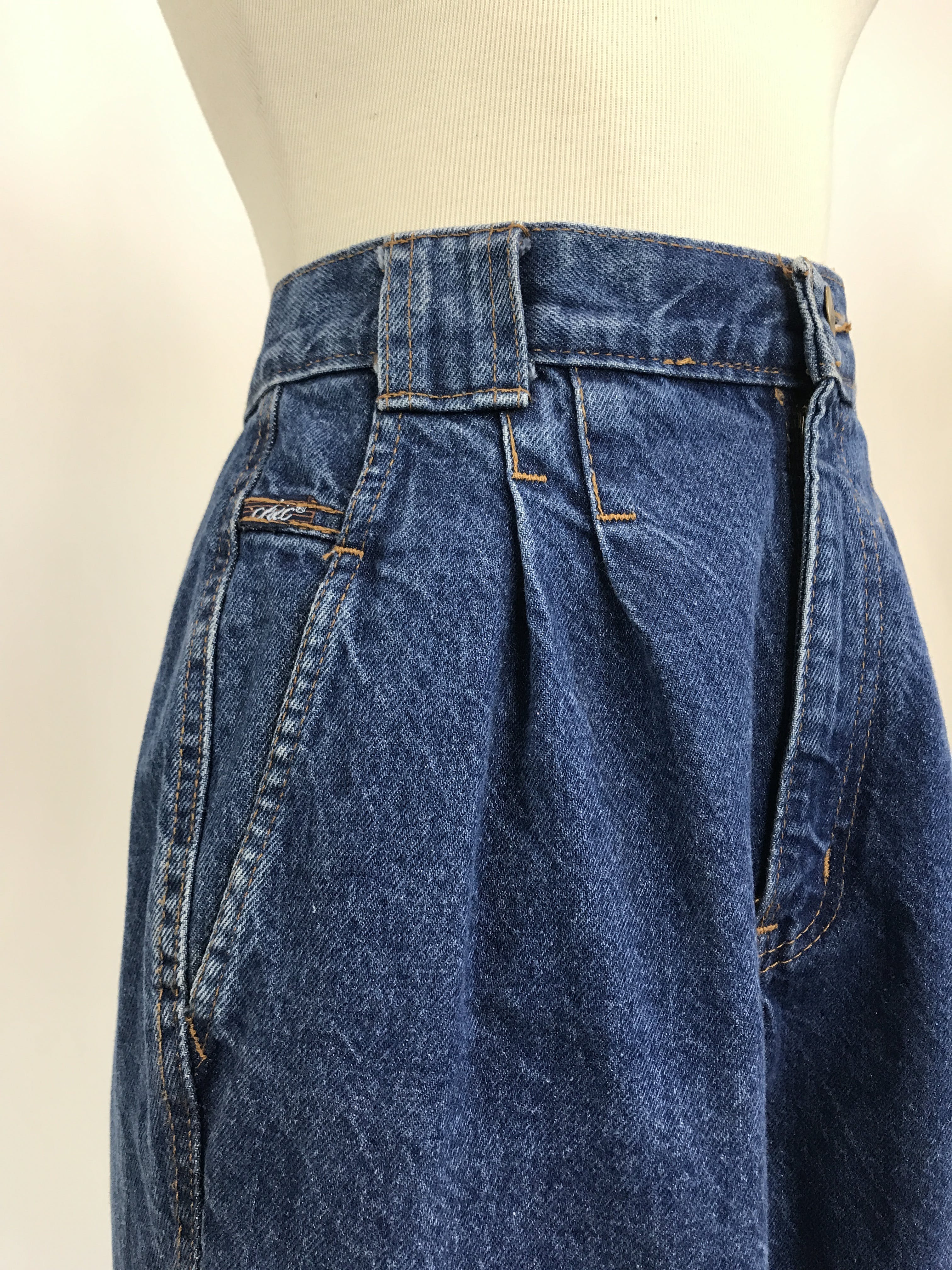 Vintage 80's High Waisted Blue Jeans by Chic | Shop THRILLING