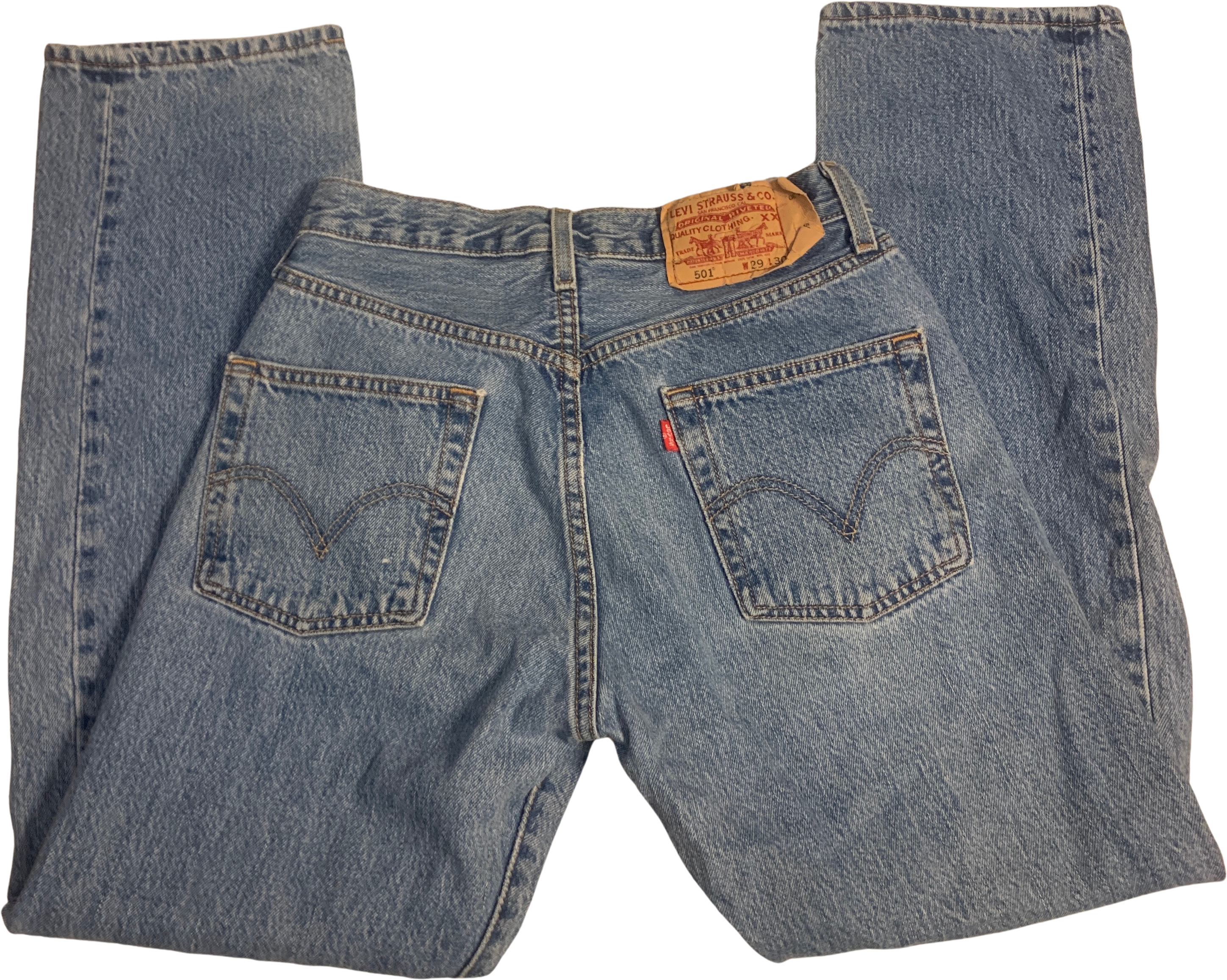 Vintage 80s Levi's 501 Jeans 100% Cotton 29/30 by Levi's | Shop THRILLING