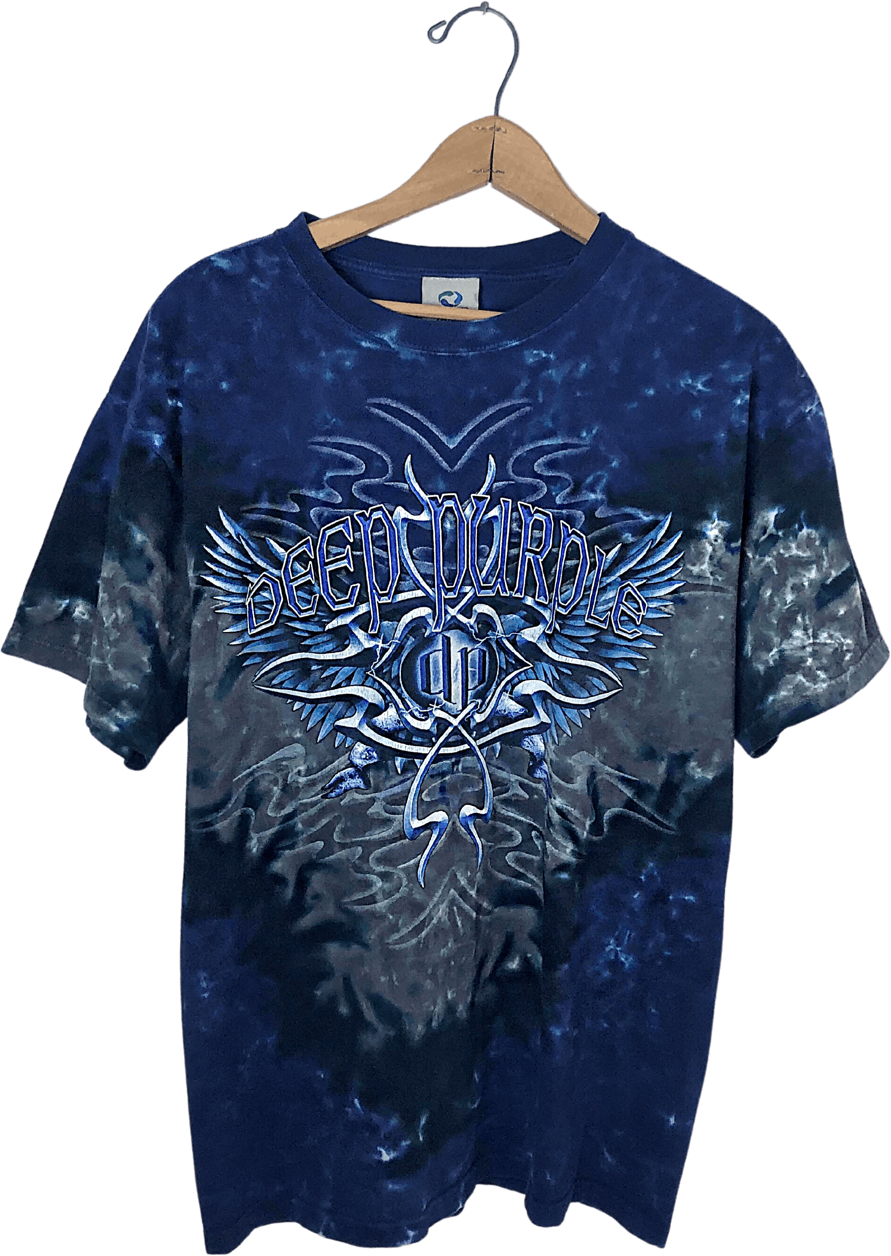 Vintage 90s00s Deep Purple Tie Dye Cotton T Shirt By Liquid Blue Shop Thrilling 