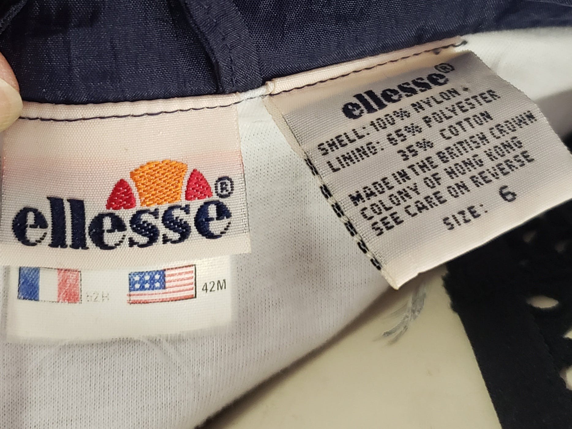 Vintage 90's Classic Nylon Jacket by Ellesse | Shop THRILLING