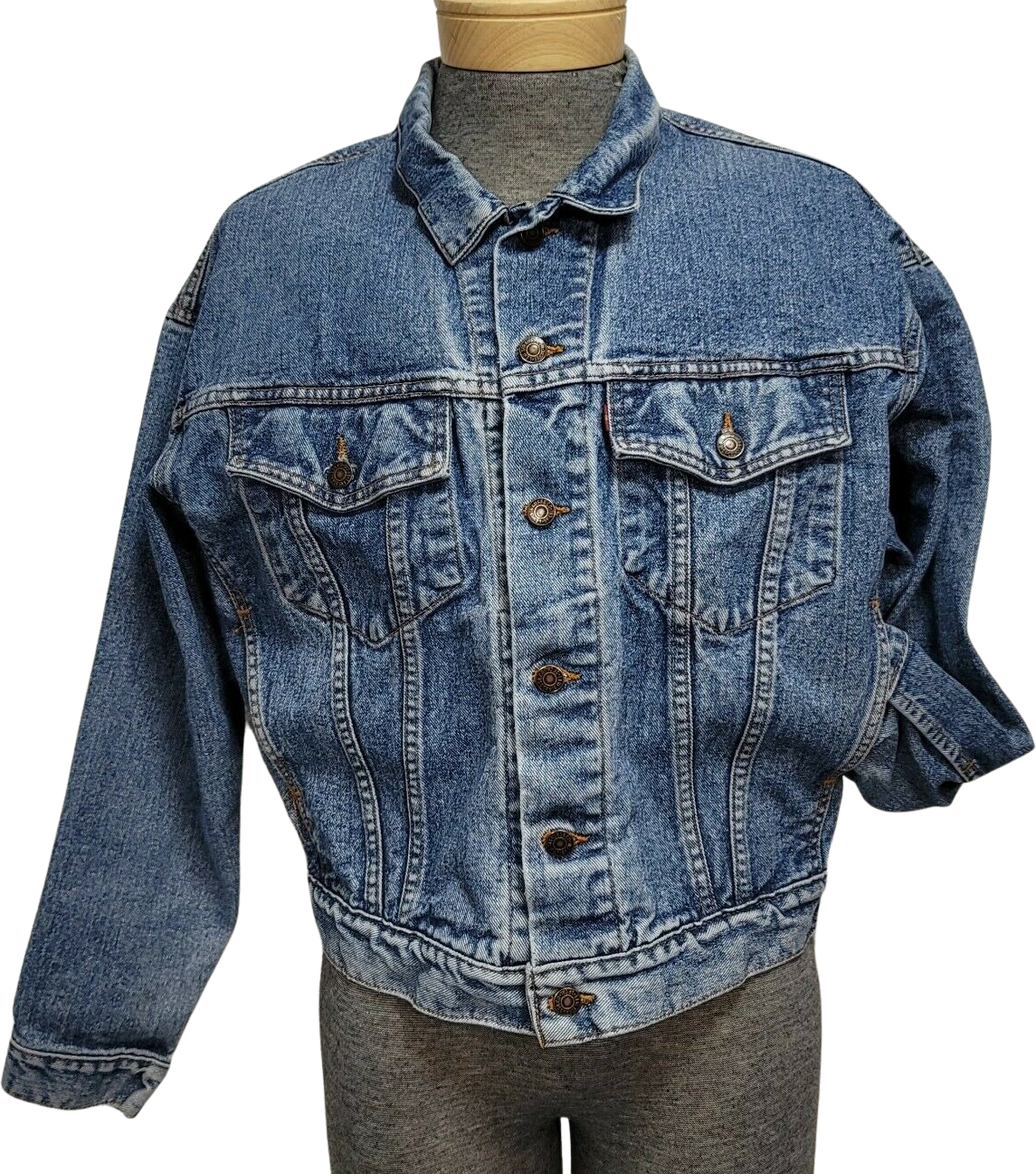 Vintage 90's Denim Mens M Trucker Jean Denim Jacket 70598 by Levis | Shop  THRILLING