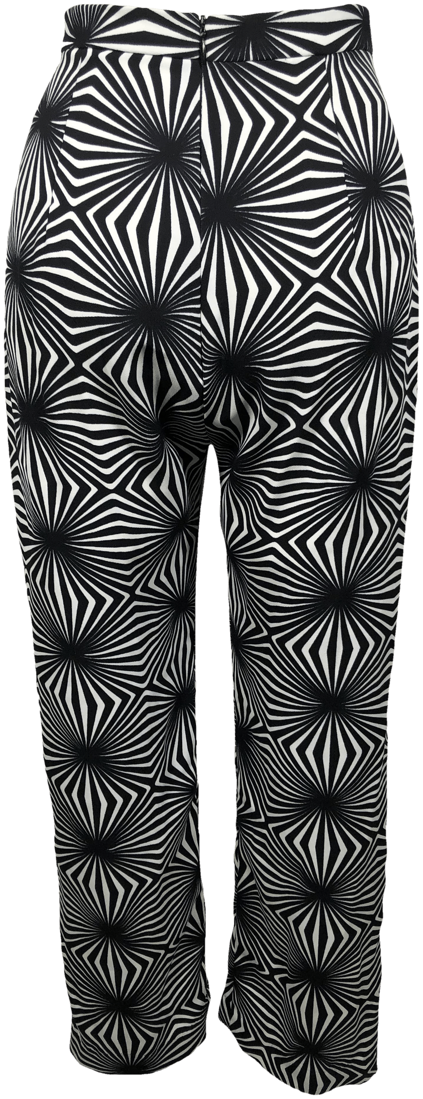 Vintage Black and White Op Art Pants by Junior Anna Belle | Shop THRILLING
