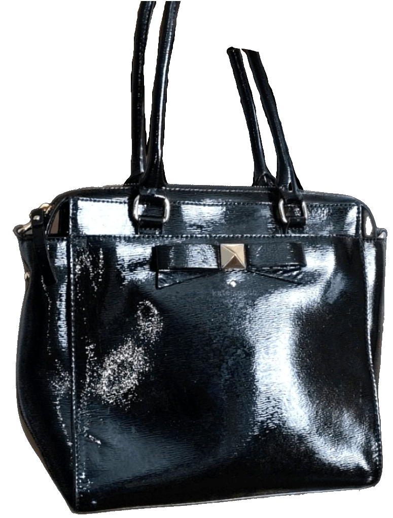 Vintage Black Patent Leather Top Handle Bag by Kate Spade | Shop THRILLING