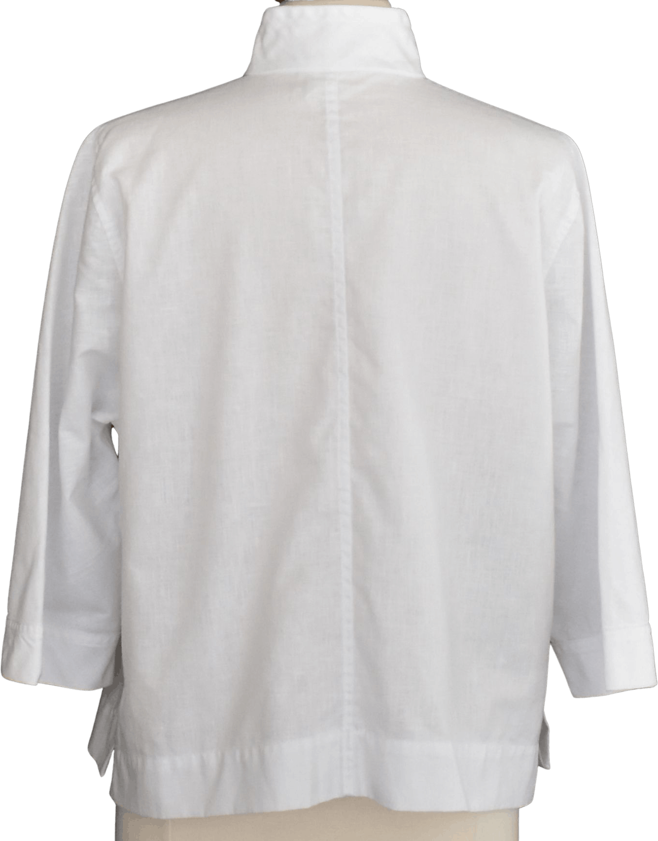 Vintage 80's White Minimalist Uniform Shirt by Uniforms By Priority Mfg ...