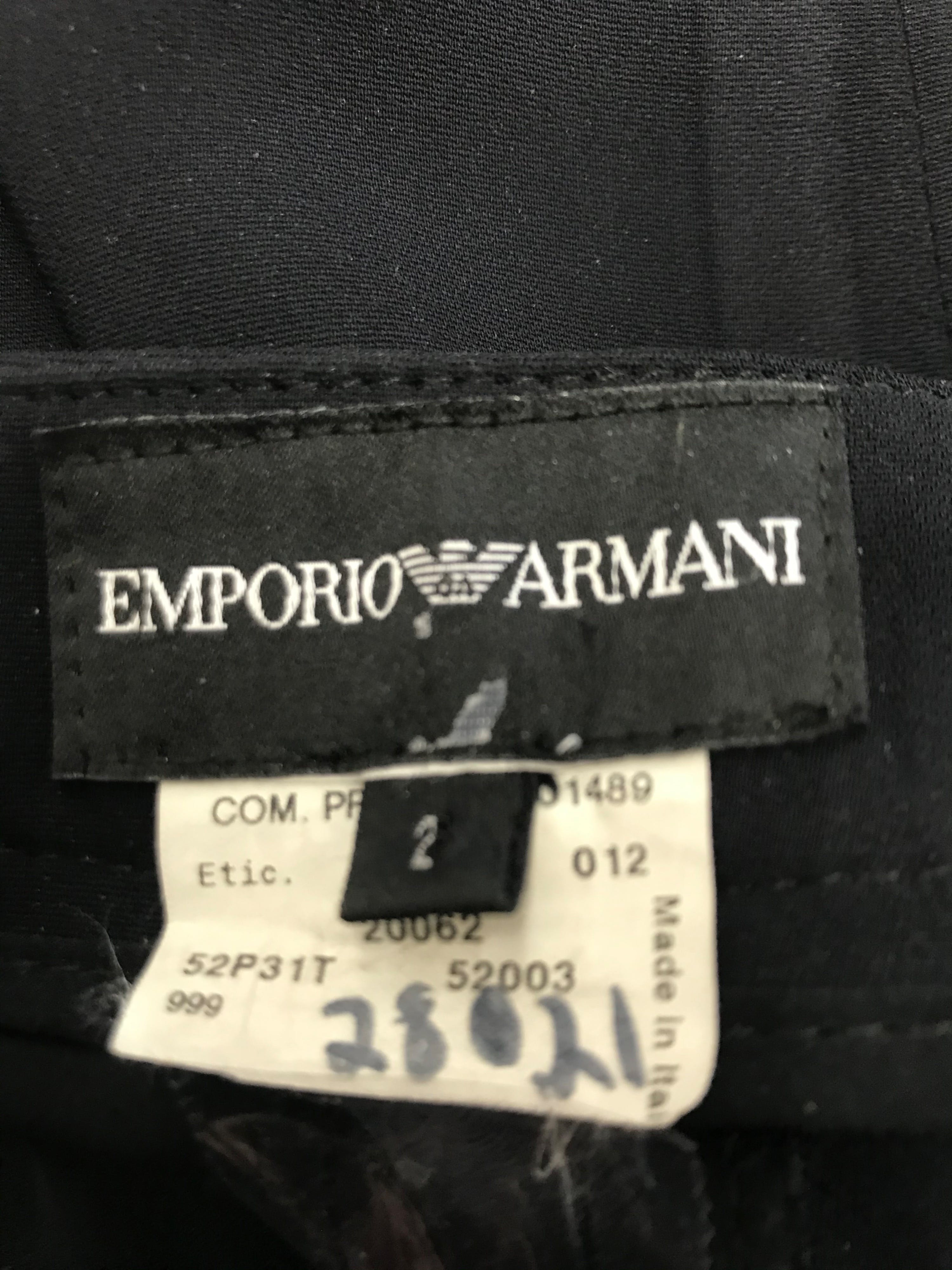 Vintage Black Tuxedo Pants by Emporio Armani | Shop THRILLING