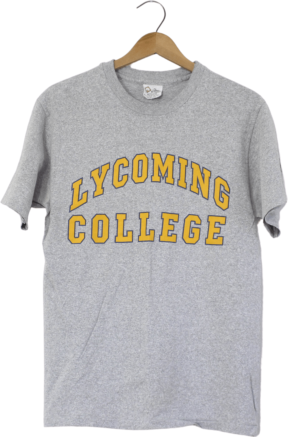 Vintage Lycoming College Warriors Gray T-Shirt by The Cotton Exchange ...