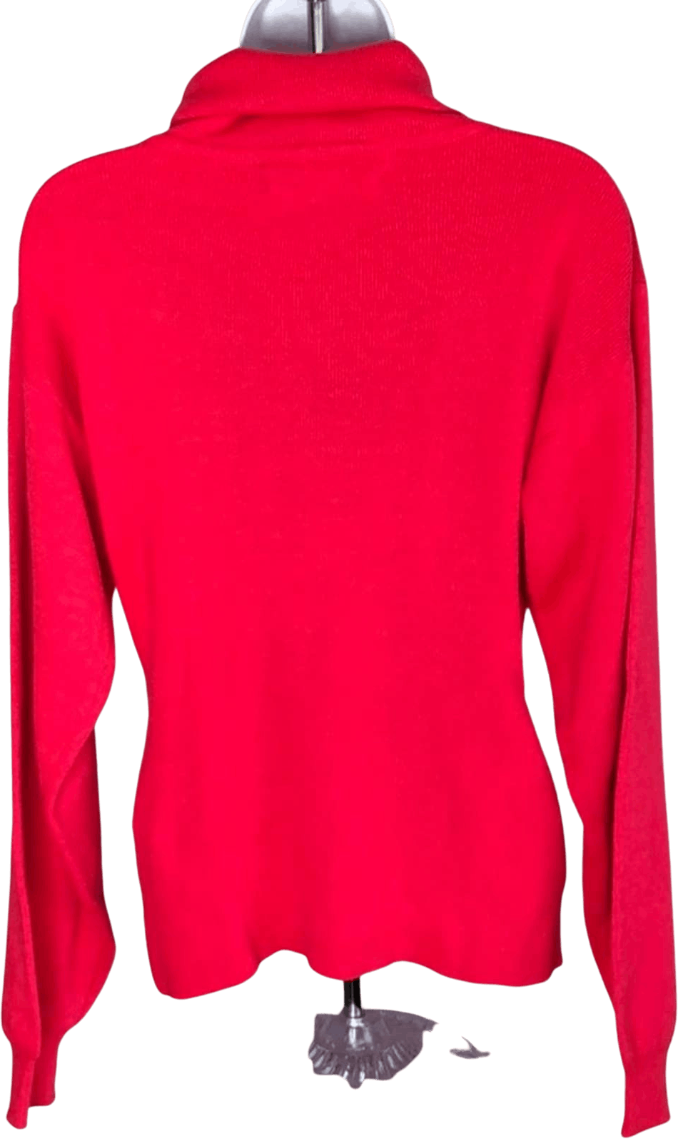 Vintage 90’s Coral Pink Turtleneck Sweater by Kaelin | Shop THRILLING
