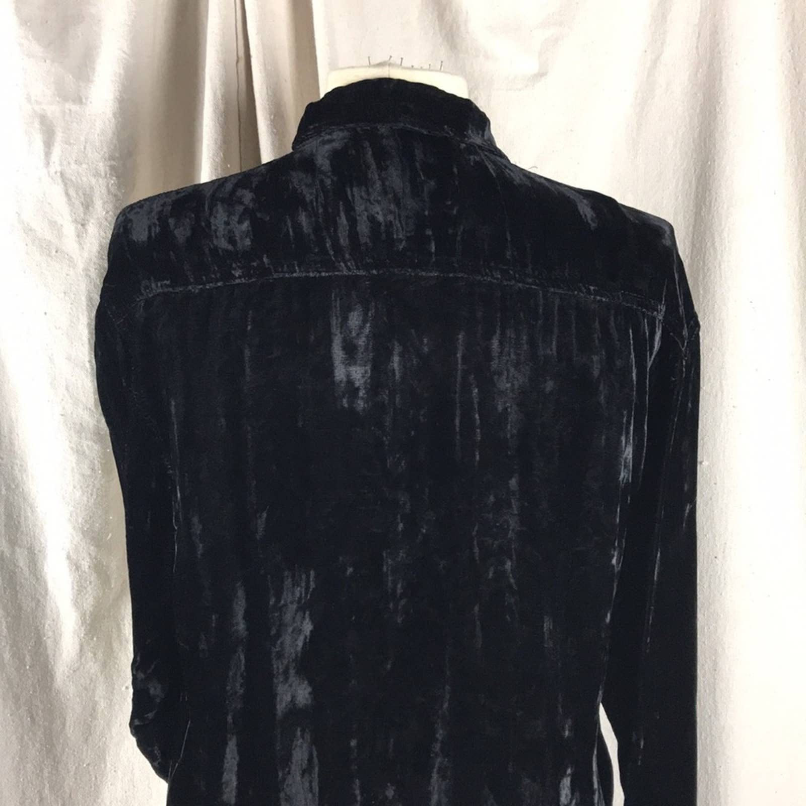 Vintage Black Crushed Velvet Jacket by For Joseph | Shop THRILLING