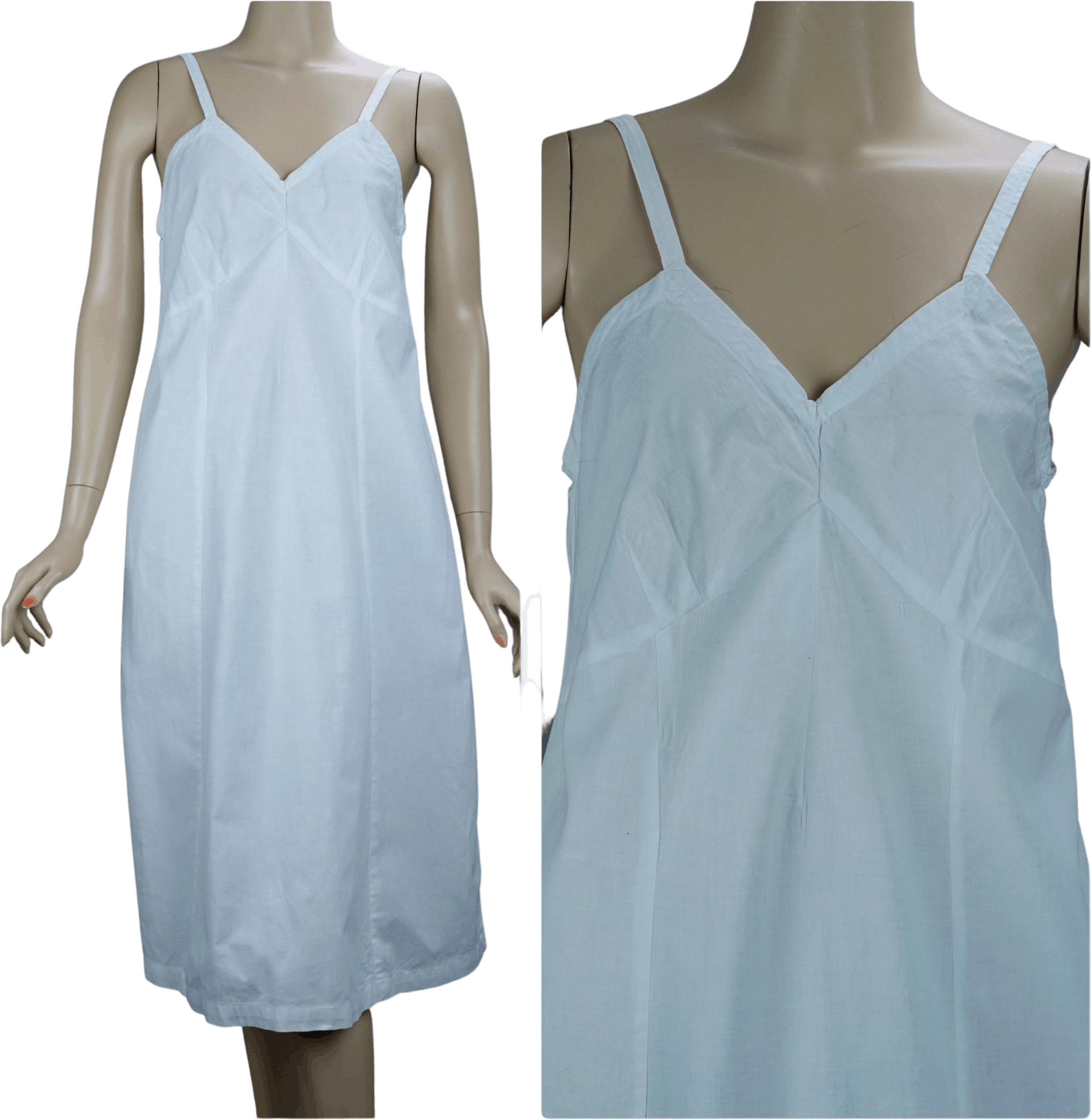 Vintage 50’s White Cotton Slip Dress | Shop THRILLING