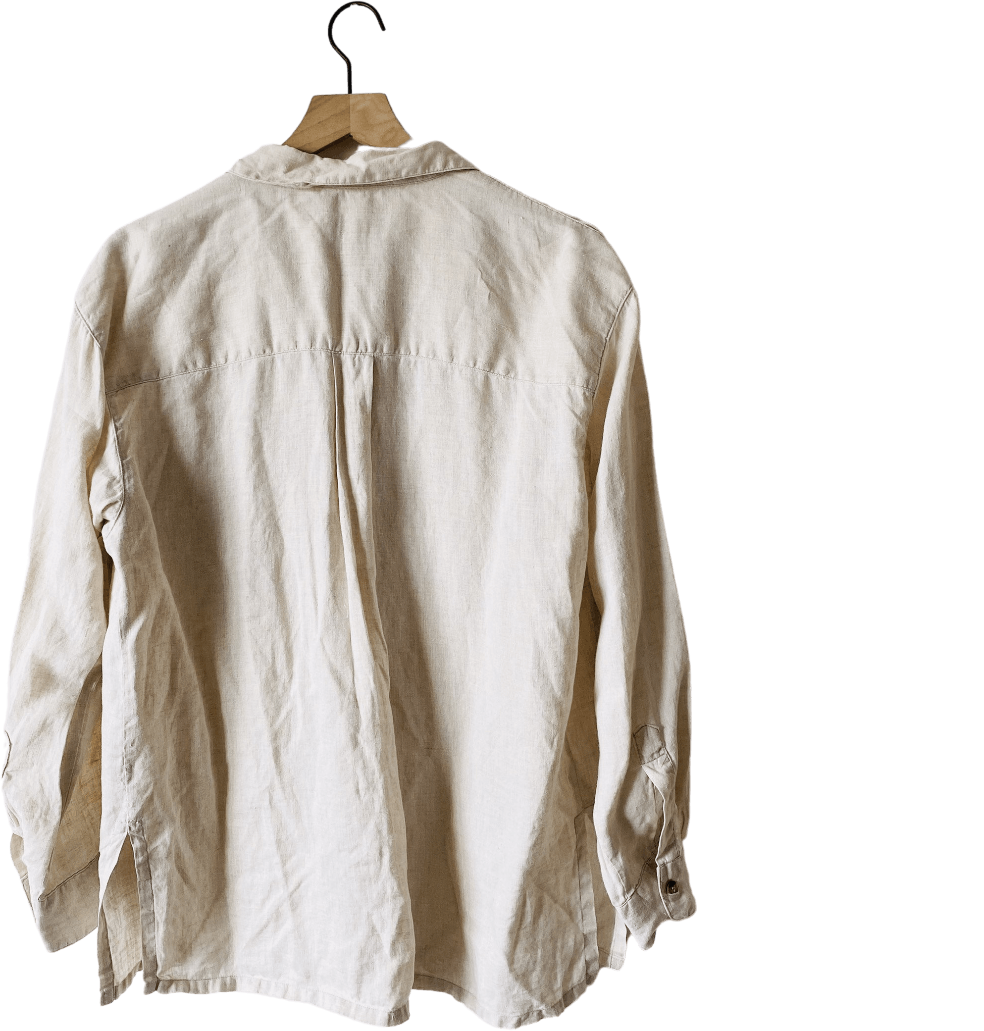 Vintage 90’s Oatmeal Linen Blouse by Rafaella | Shop THRILLING