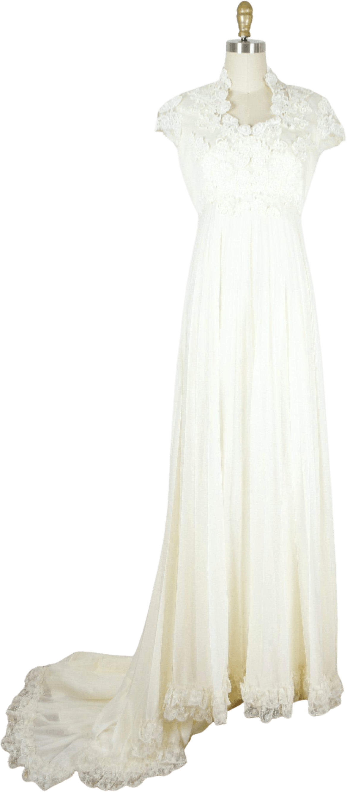 Vintage 70s Bohemian Style Lace Wedding Dress By Allessandro Bridal Shop Thrilling 5556