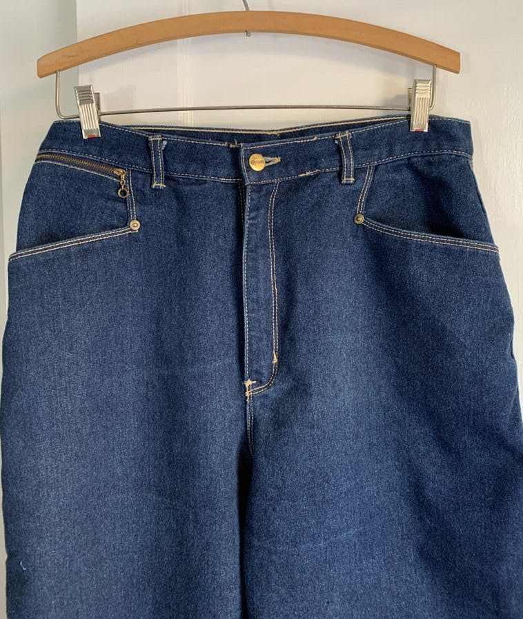 Vintage 80’s Dark High Waisted Mom Jeans by Gitano | Shop THRILLING