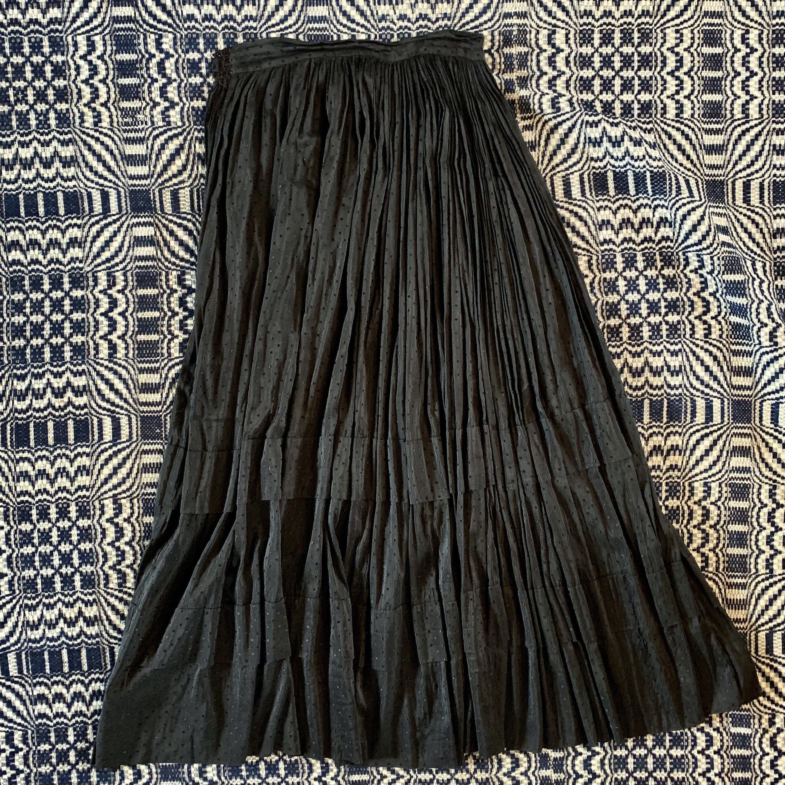 Vintage Antique Gauzy Black Mourning Skirt | Shop THRILLING