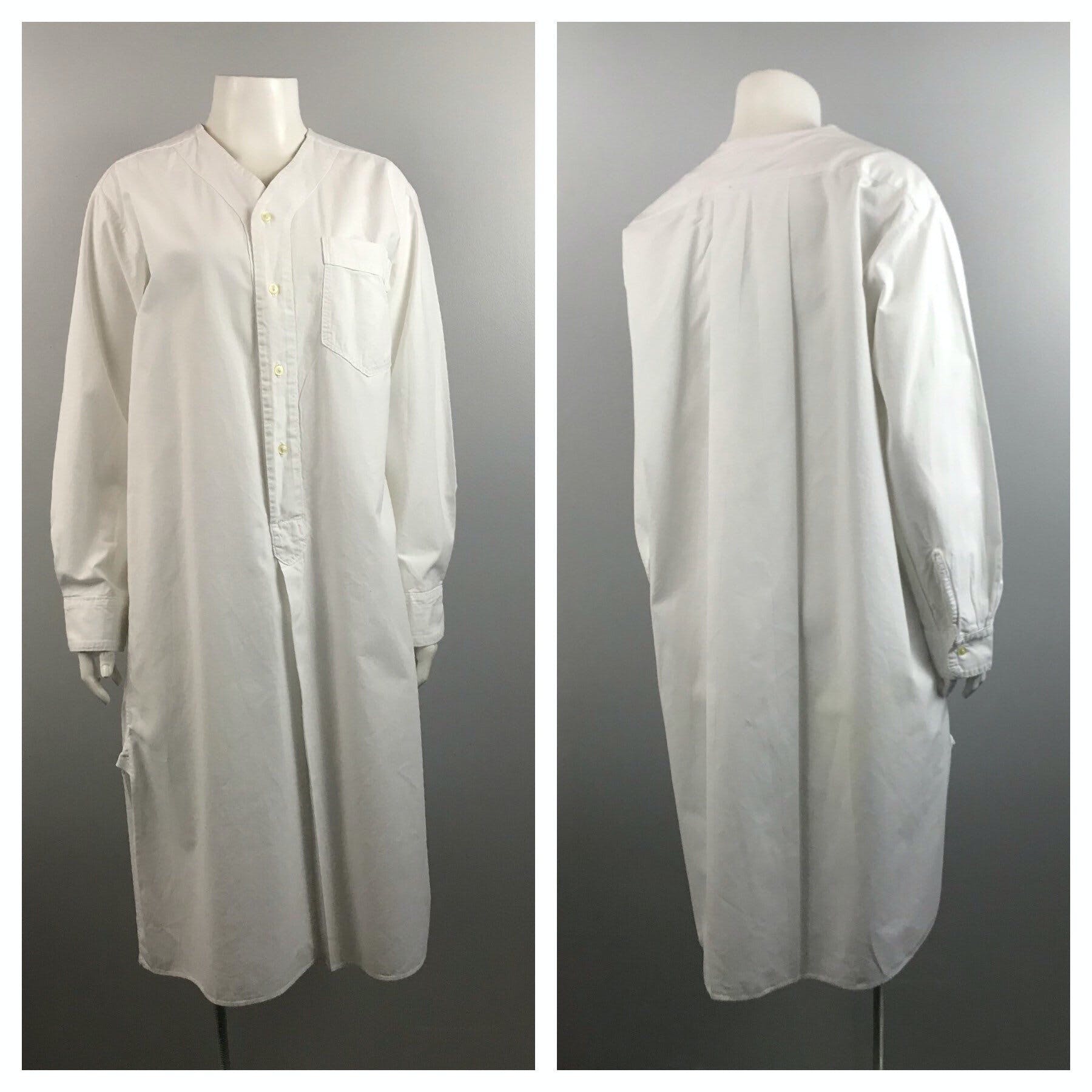 Vintage 60’s Cotton Button Up Patients Tunic | Shop THRILLING