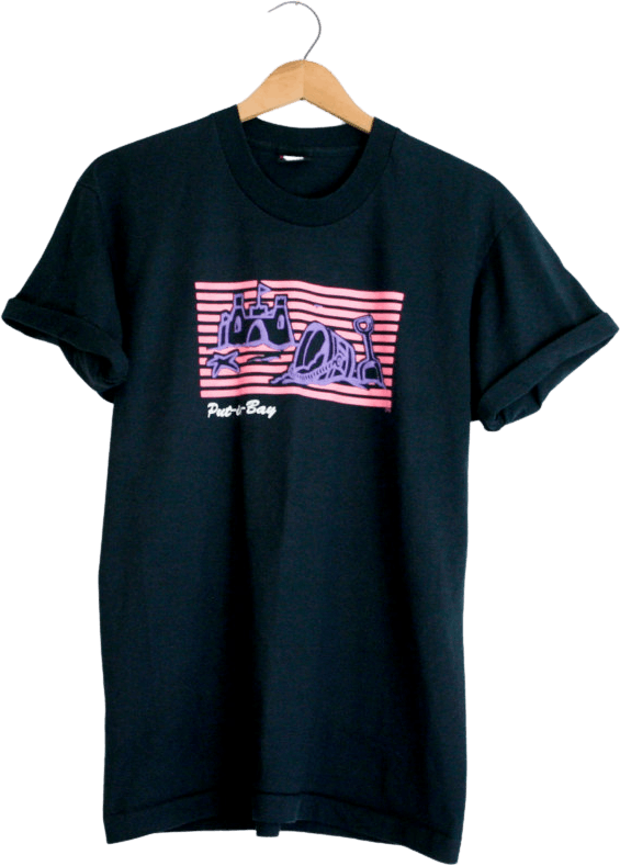 Vintage Black Put in Bay T-Shirt by Screen Stars Best | Shop THRILLING