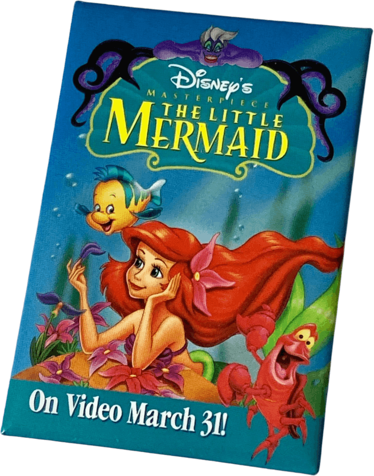 Vintage 90’s The Little Mermaid Disney Vhs Pin | Shop THRILLING