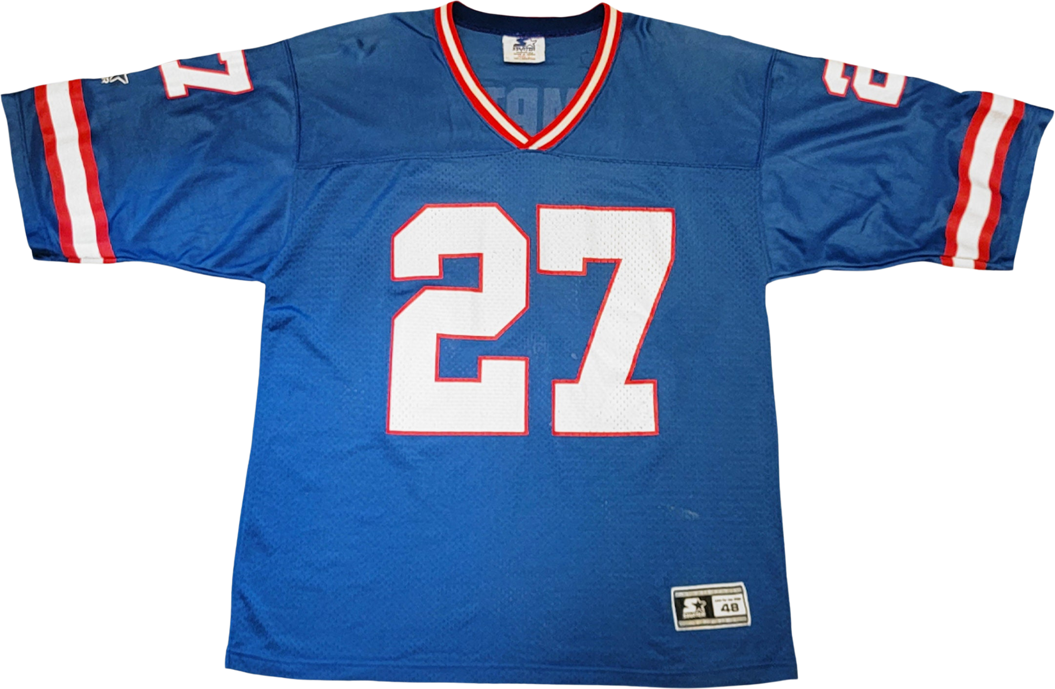 90s Vintage Rodney Hampton 27 New York Giants Nfl Football 