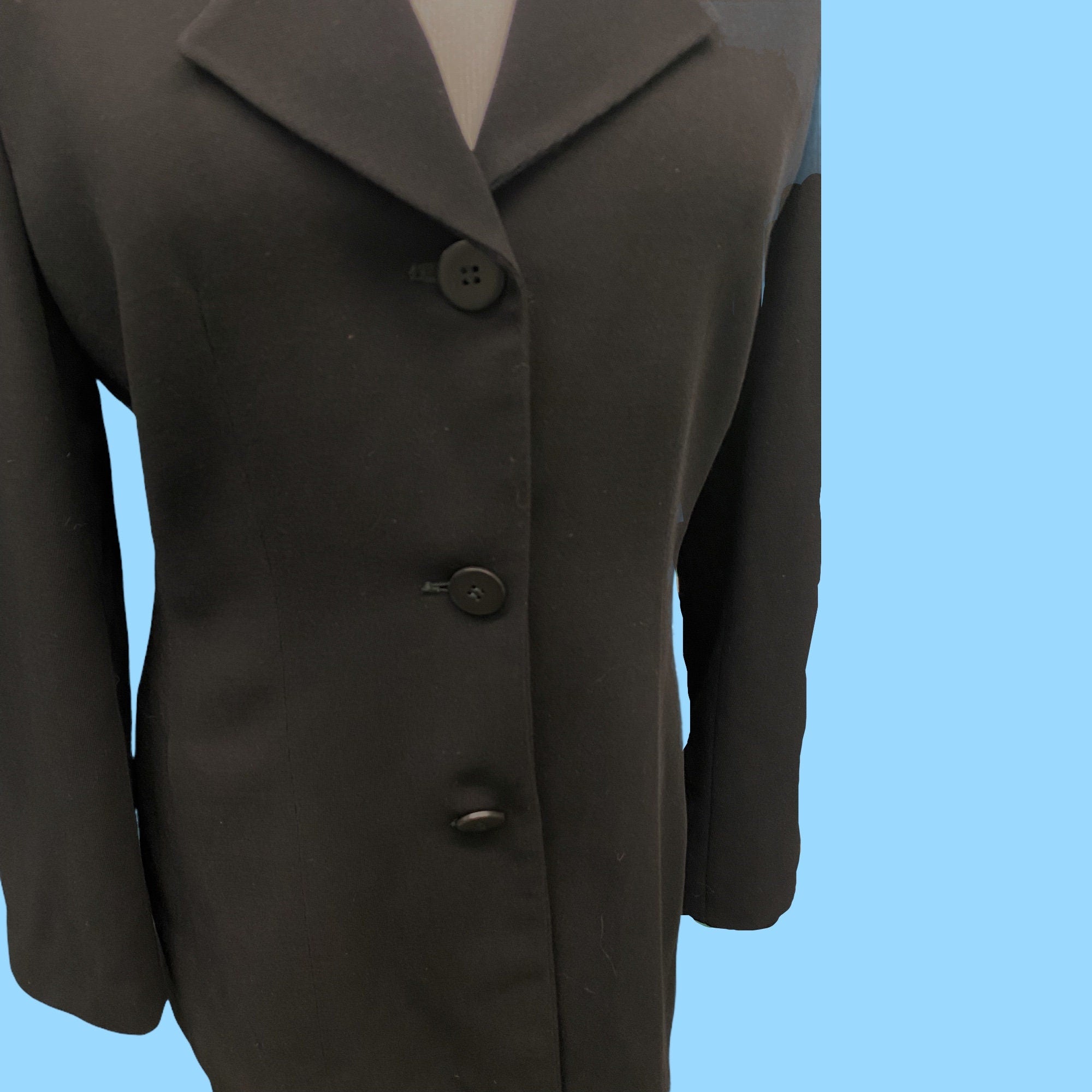 Vintage Giorgio Armani a Milano Borgonuovo Two Piece Black Suit by Gio |  Shop THRILLING