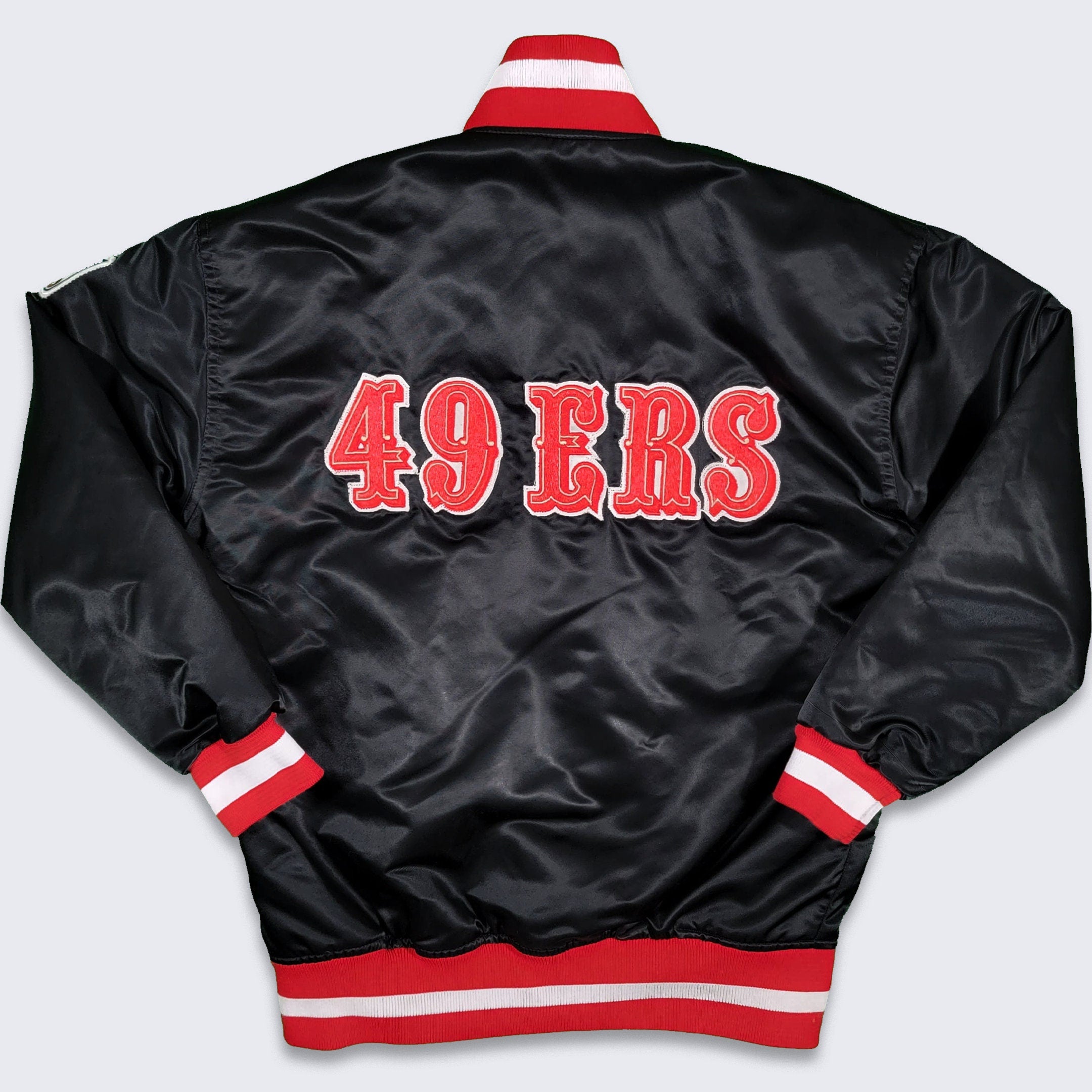 49ers Satin Starter Jacket | tunersread.com