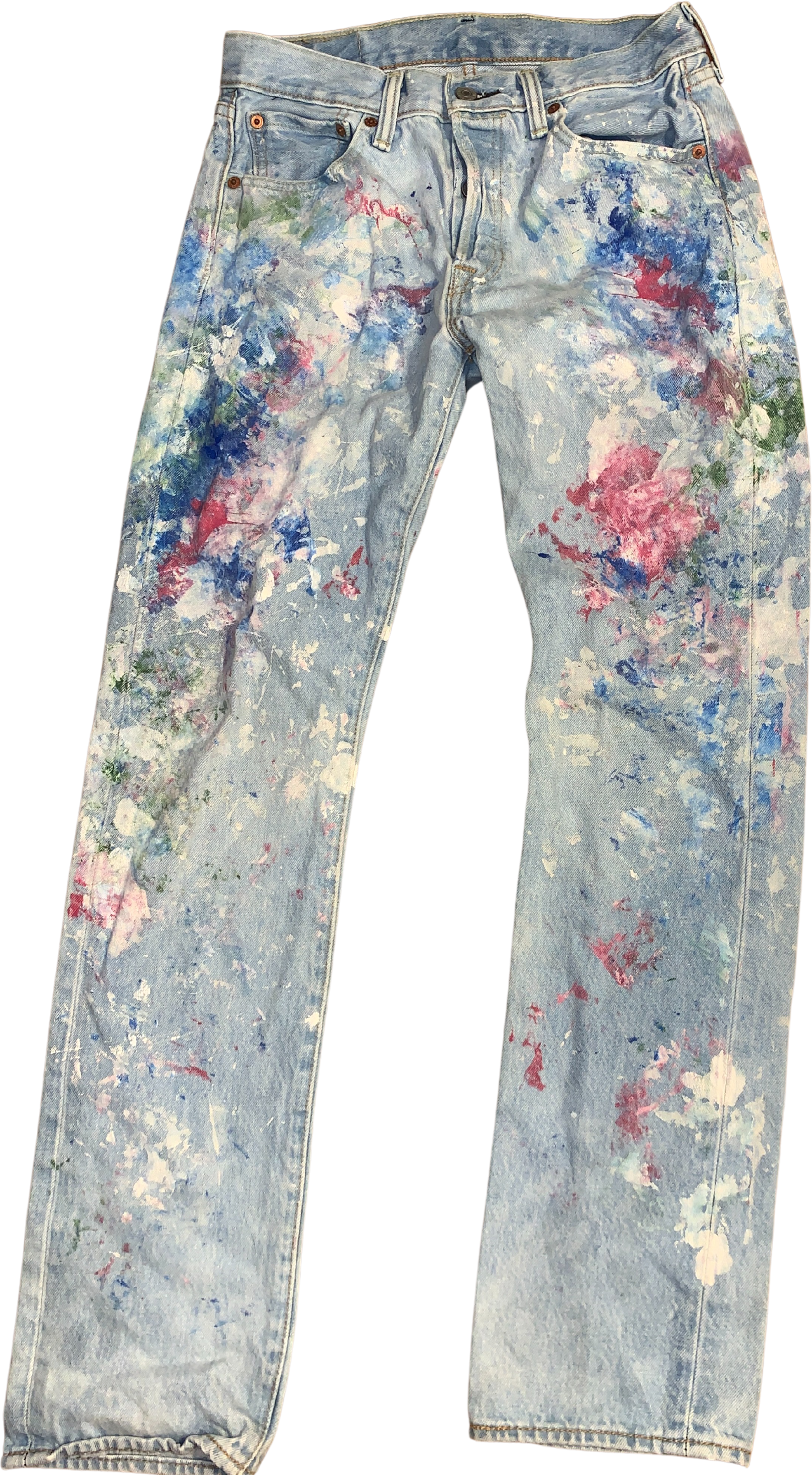 Vintage Paint Splatter Levis 501 Jeans by Levi's | Shop THRILLING