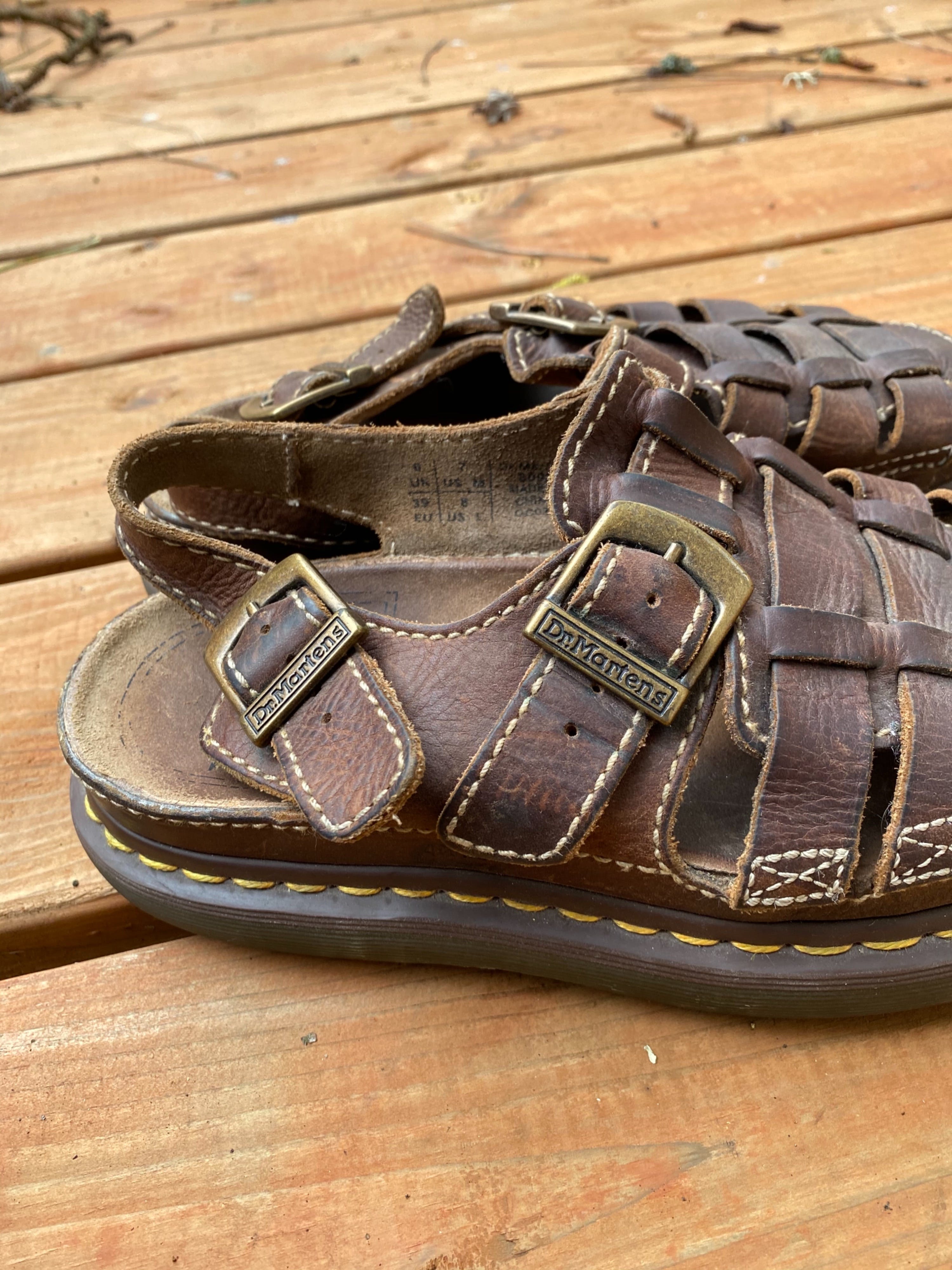 Vintage Brown Fishermans Chunky Sandal by Dr. Marten’s | Shop THRILLING