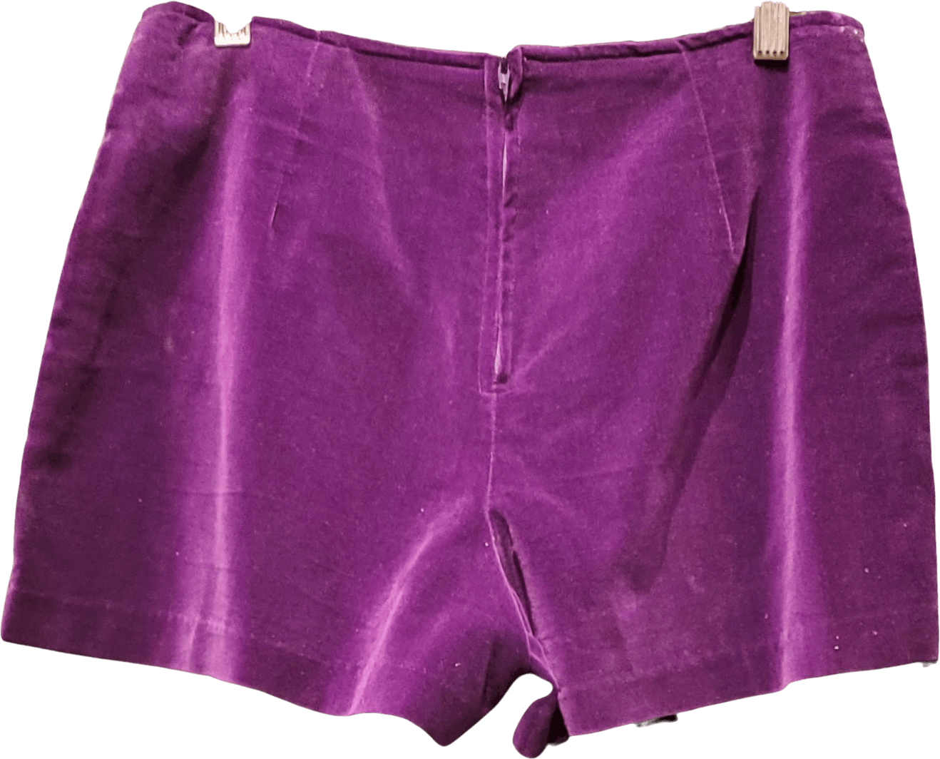 Vintage 70's/80's Deep Purple Velvet Hot Pants by Not Guilty | Shop ...
