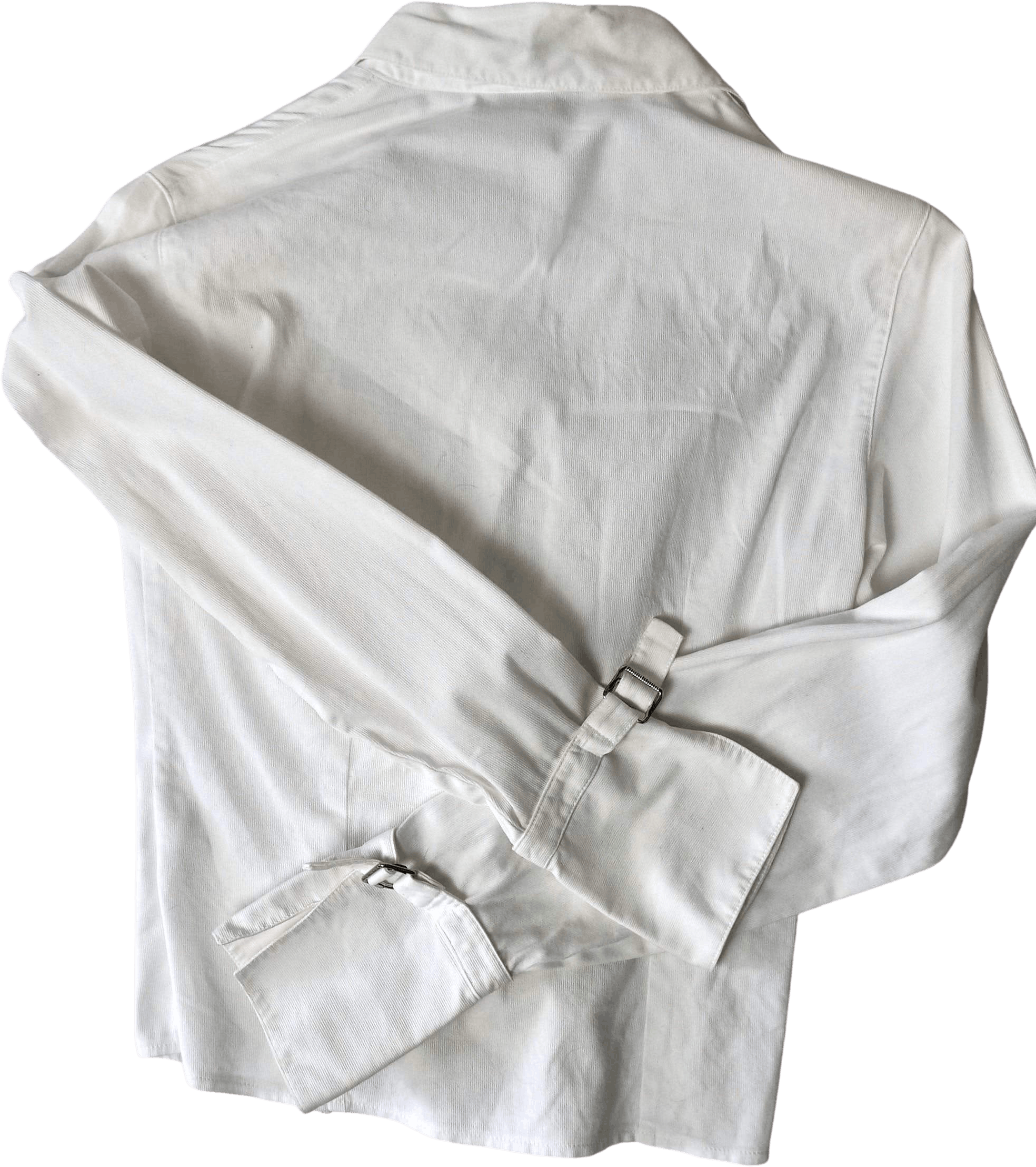 Vintage White Cotton Bondage Blouse by Anne Fontaine | Shop THRILLING