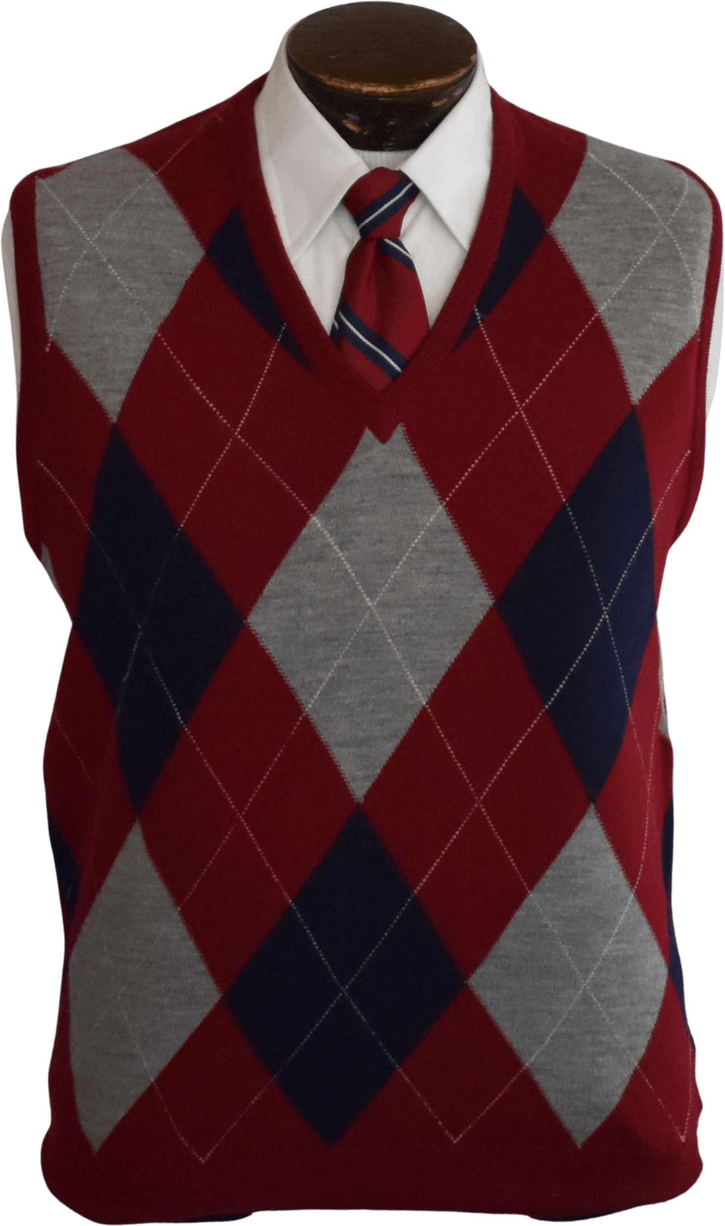 Vintage 60's Mens Argyle Sweater Vest by Verlana | Shop THRILLING