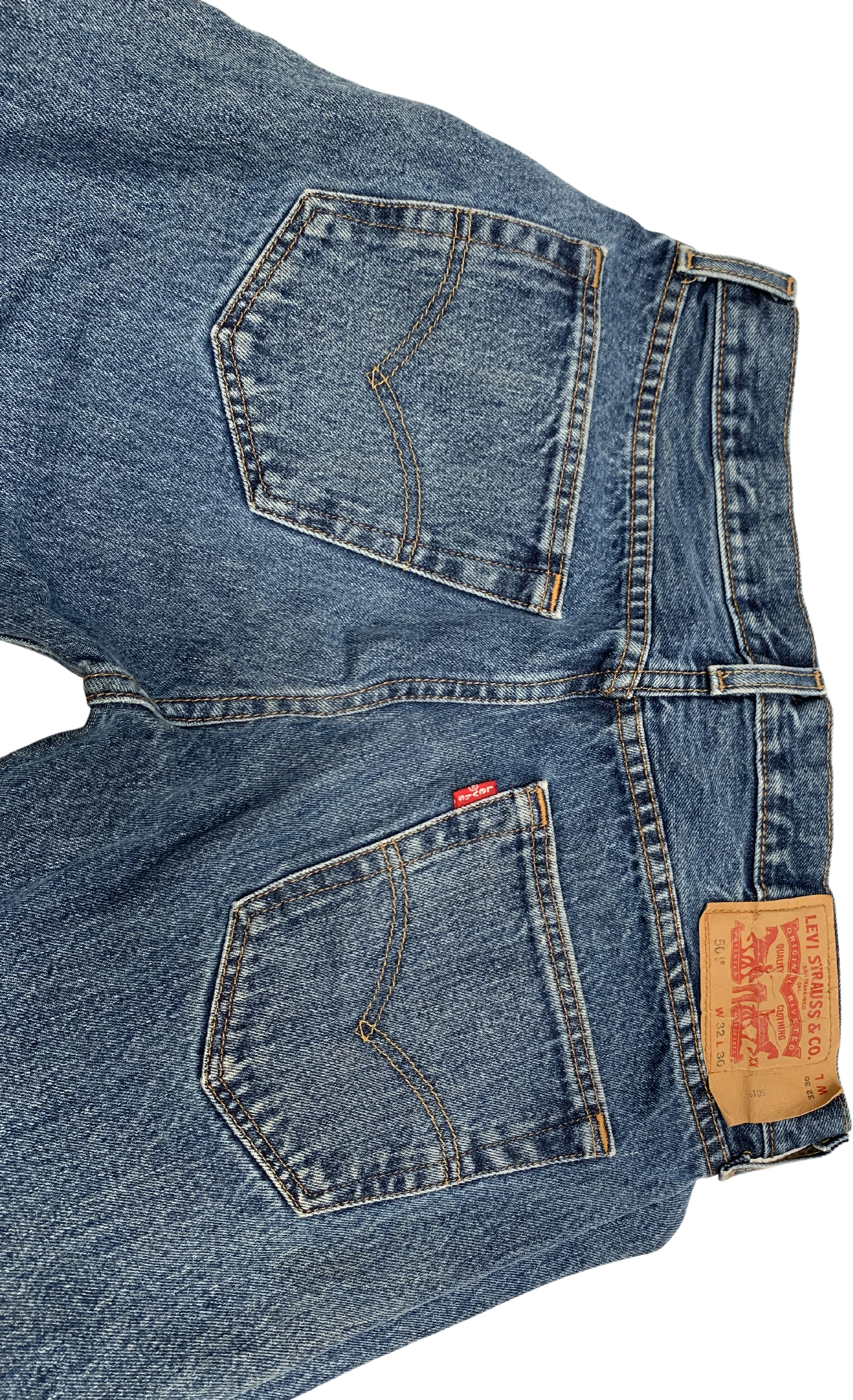 80s Vintage Original Button 501 Levis Blue Jeans 32x30 By Levis | Shop  THRILLING