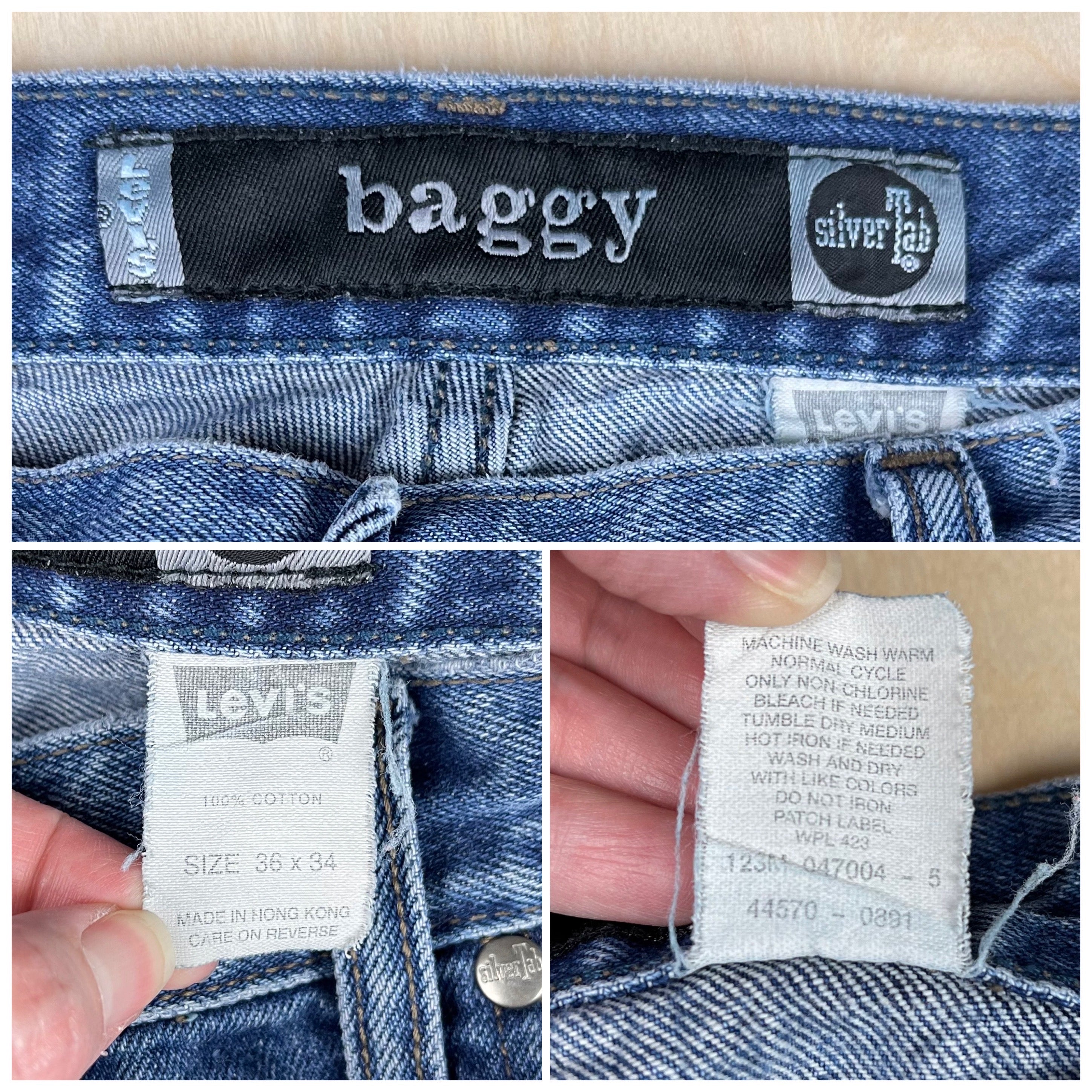 Vintage 90s Men's Levi's Silver Tab Baggy Fit Jeans By Levi's Silver Tab |  Shop THRILLING