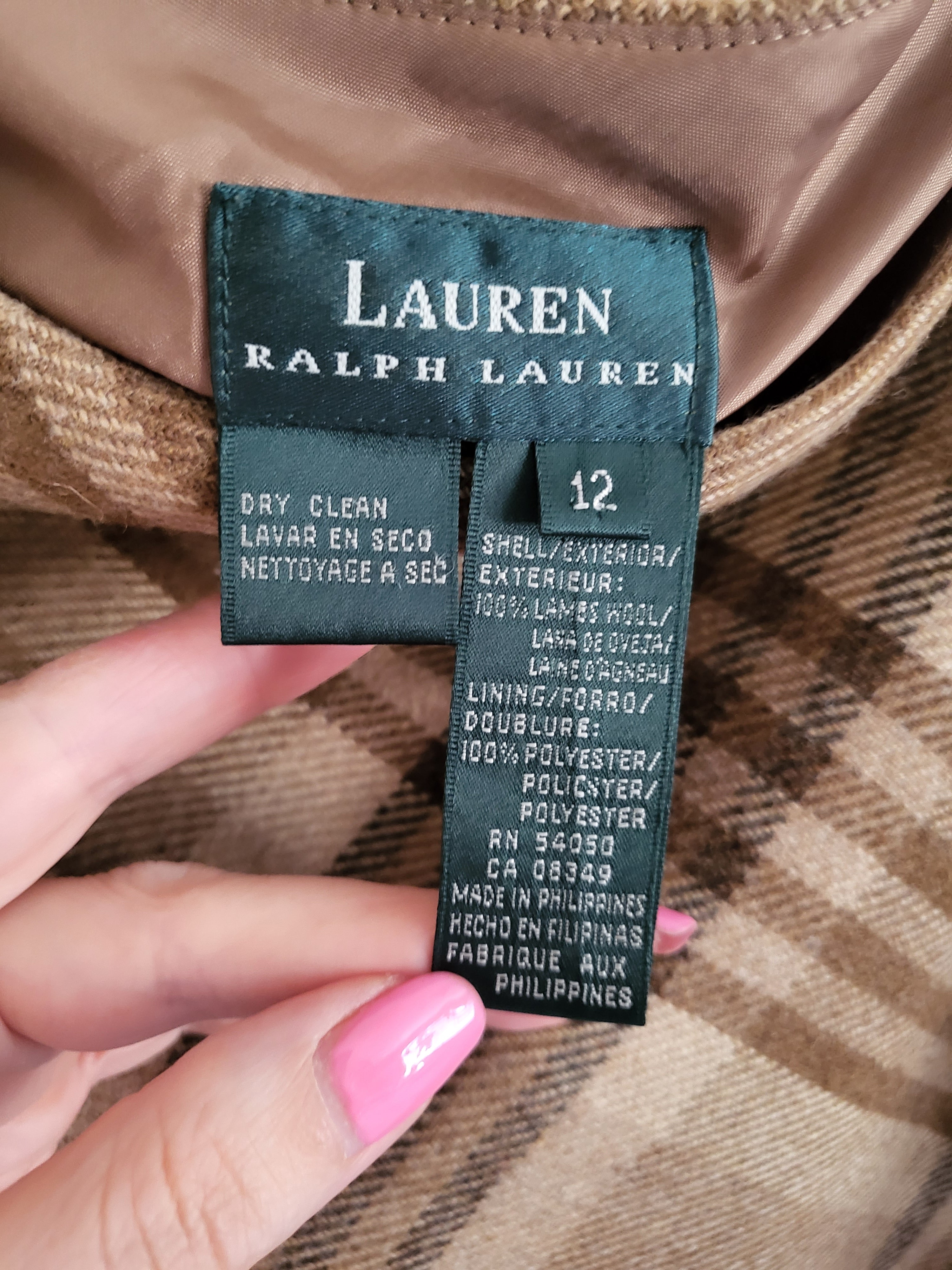 Vintage 80s Ralph Lauren Lambswool Tartan Plaid Skirt By Ralph Lauren |  Shop THRILLING