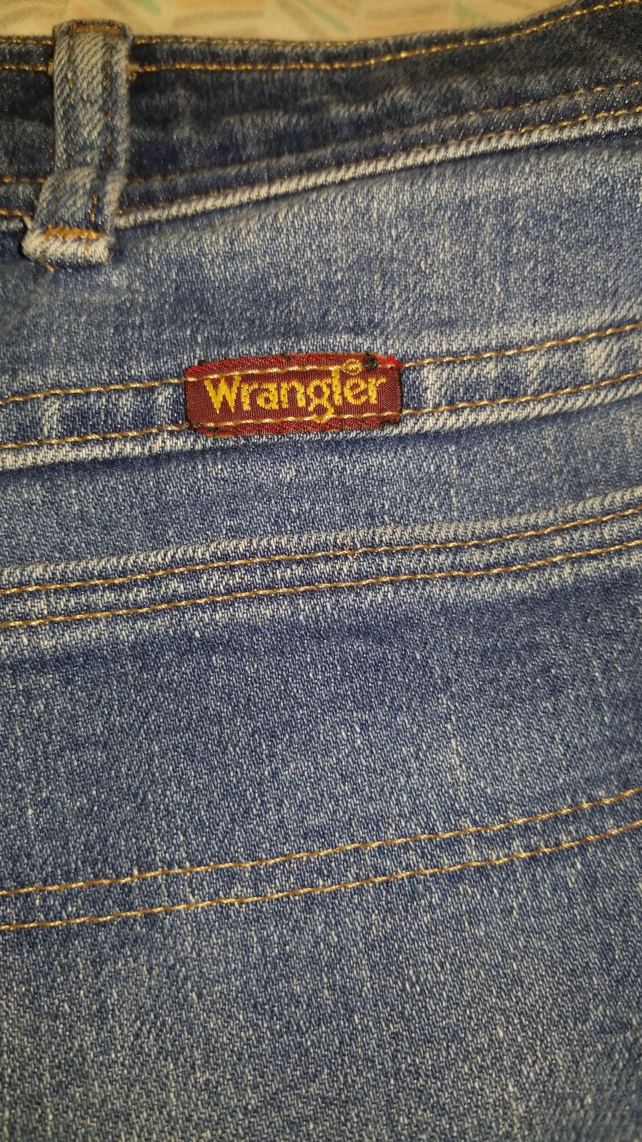 Vintage 80's Men's Straight Leg Jeans by Wrangler | Shop THRILLING