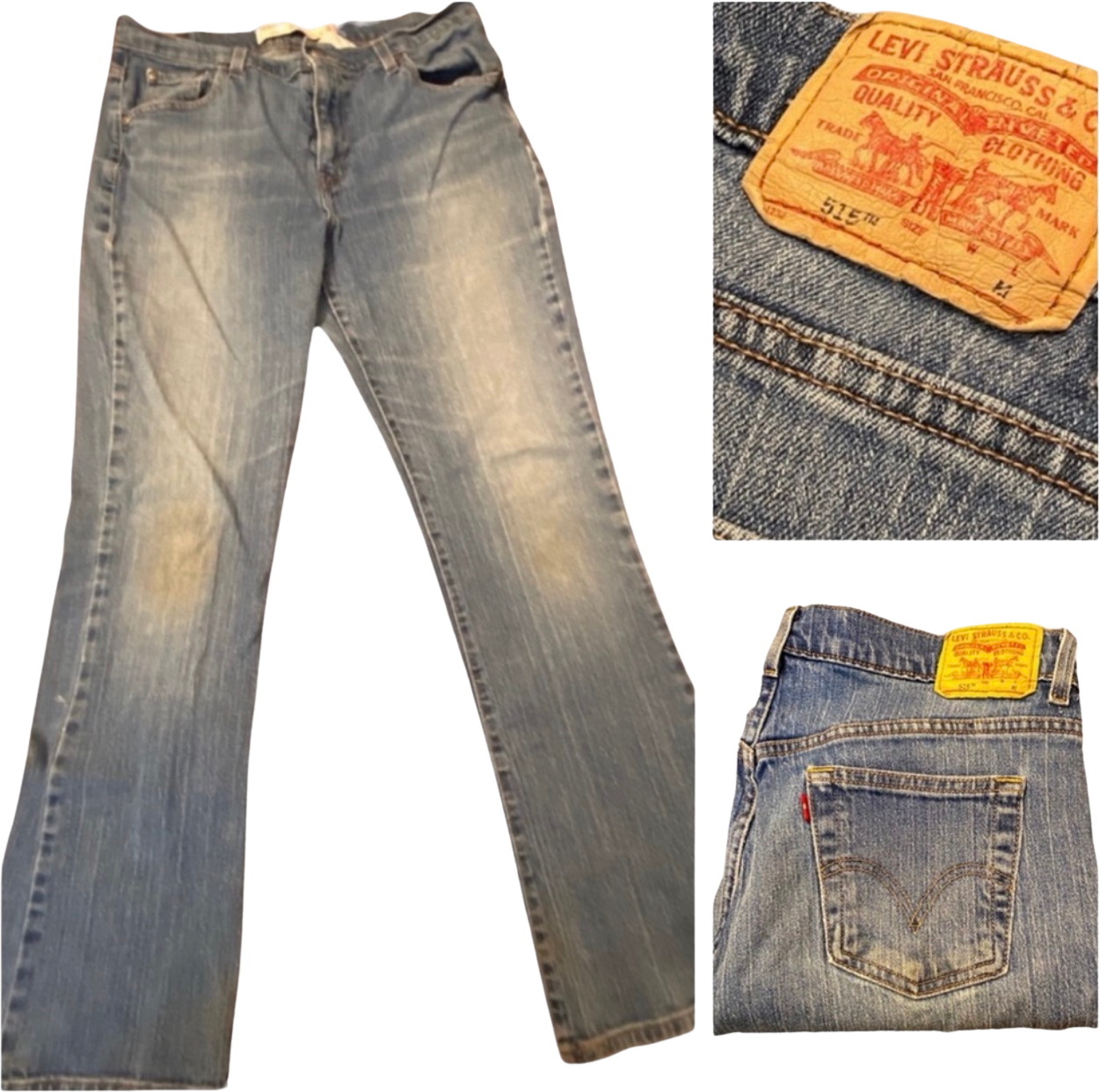 Vintage 90s Levis 515 Boot Cut Jeans. Size 12 32” Waist By Levis | Shop  THRILLING