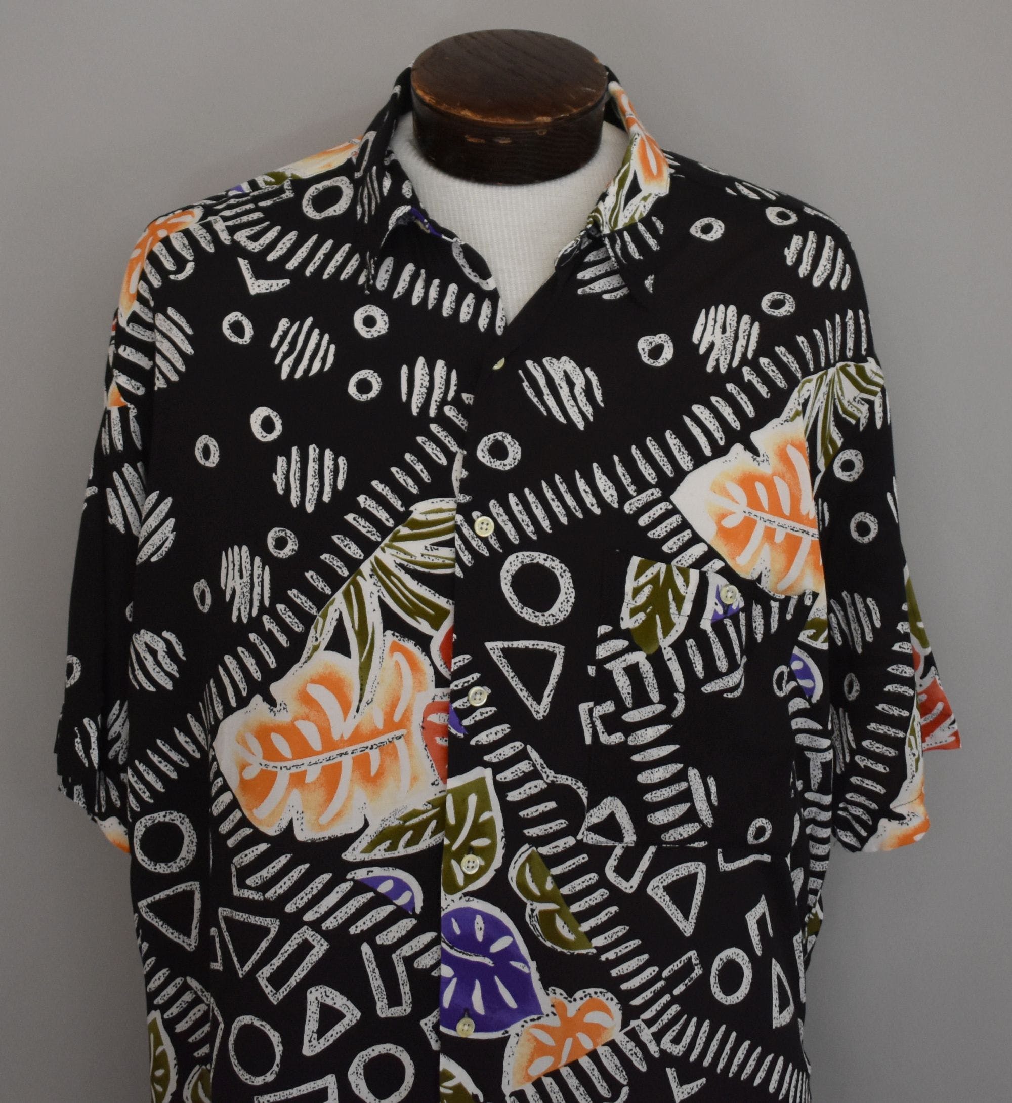 Vintage 90's Tropical Print Hawaiian Shirt by Burma Bibas | Shop THRILLING