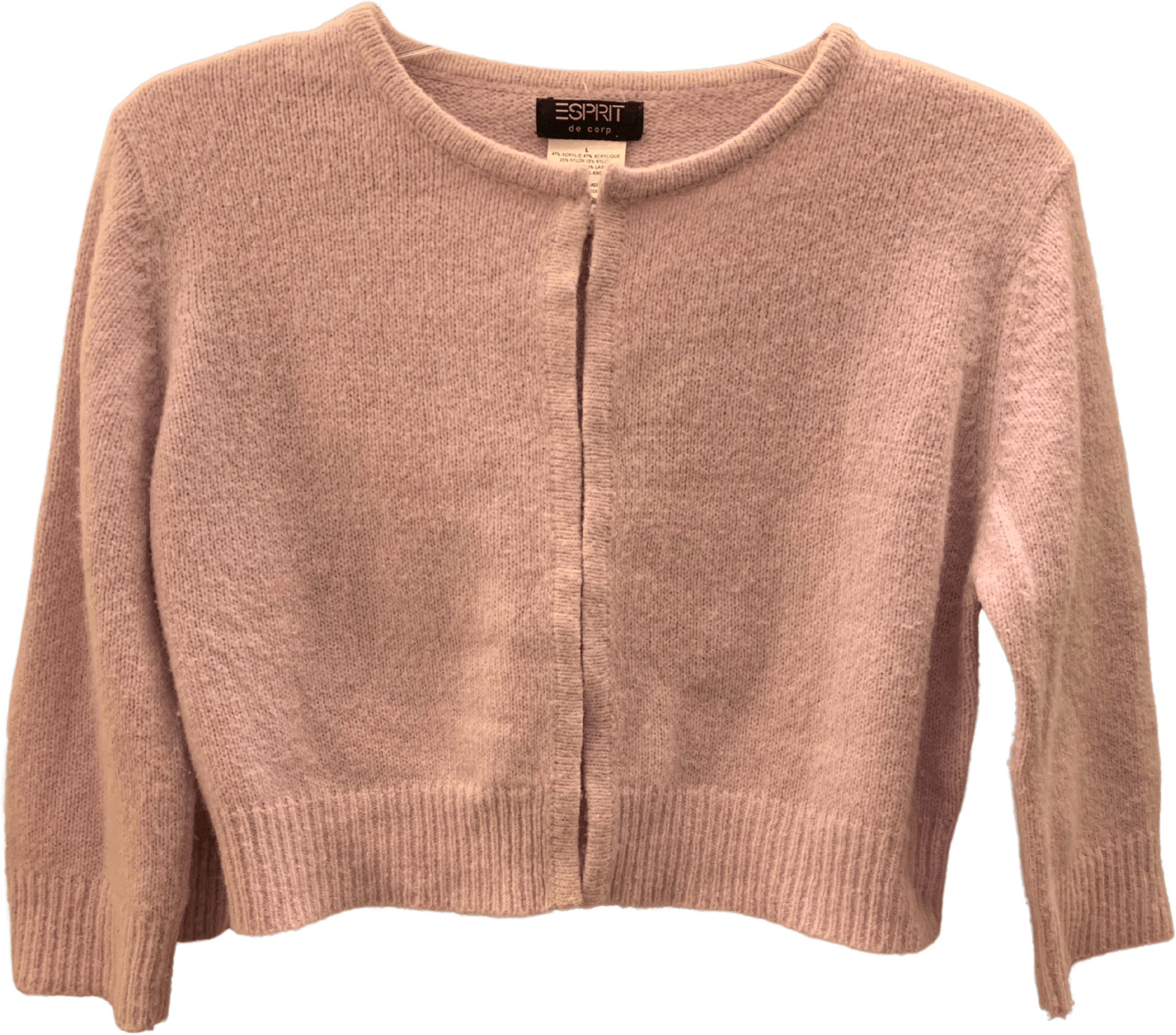 Vintage 90's Cropped Pink Cardigan by Esprit | Shop THRILLING