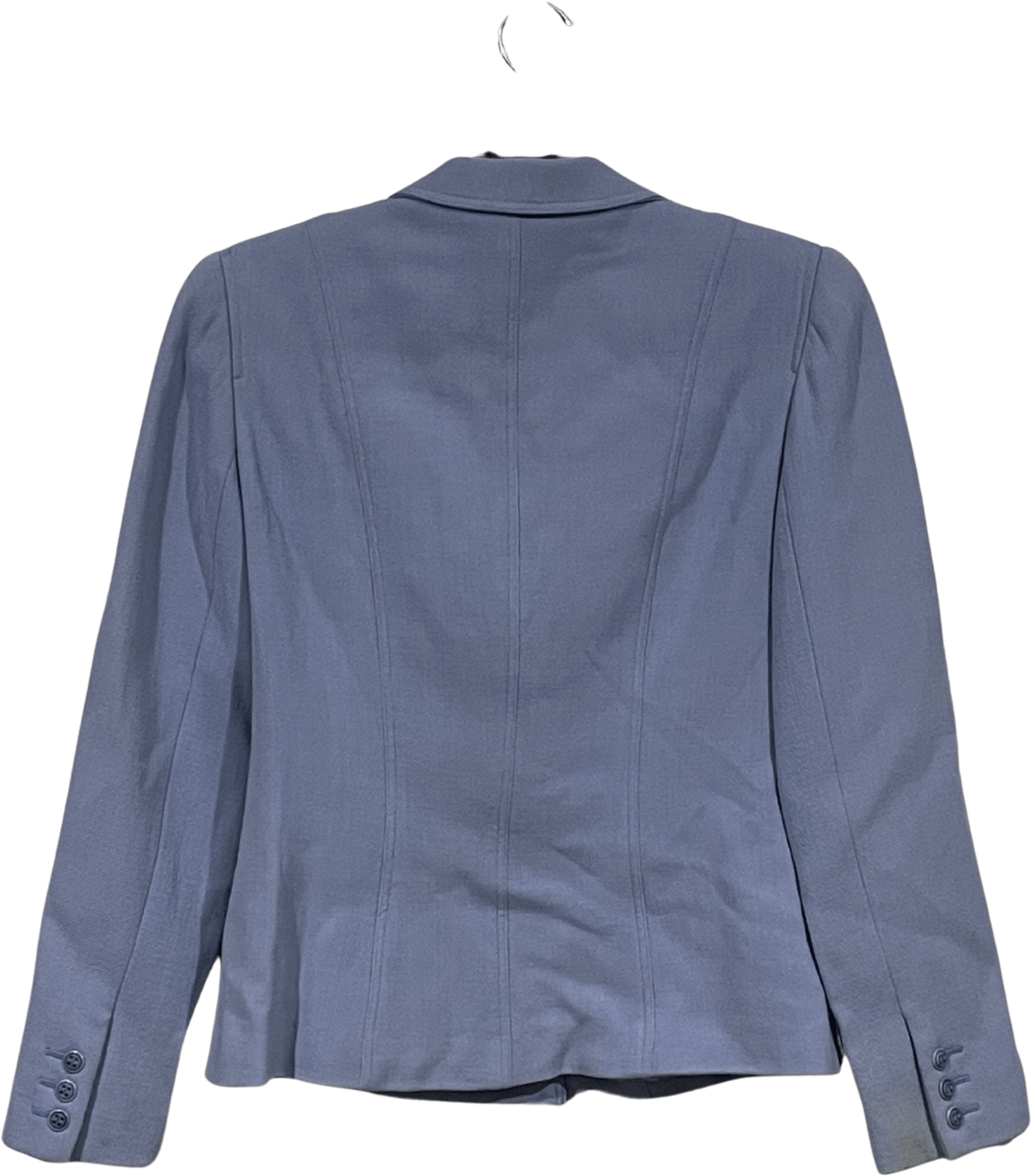 Vintage 80’s Periwinkle Buttoned Blazer by Oscar De La Renta | Shop ...