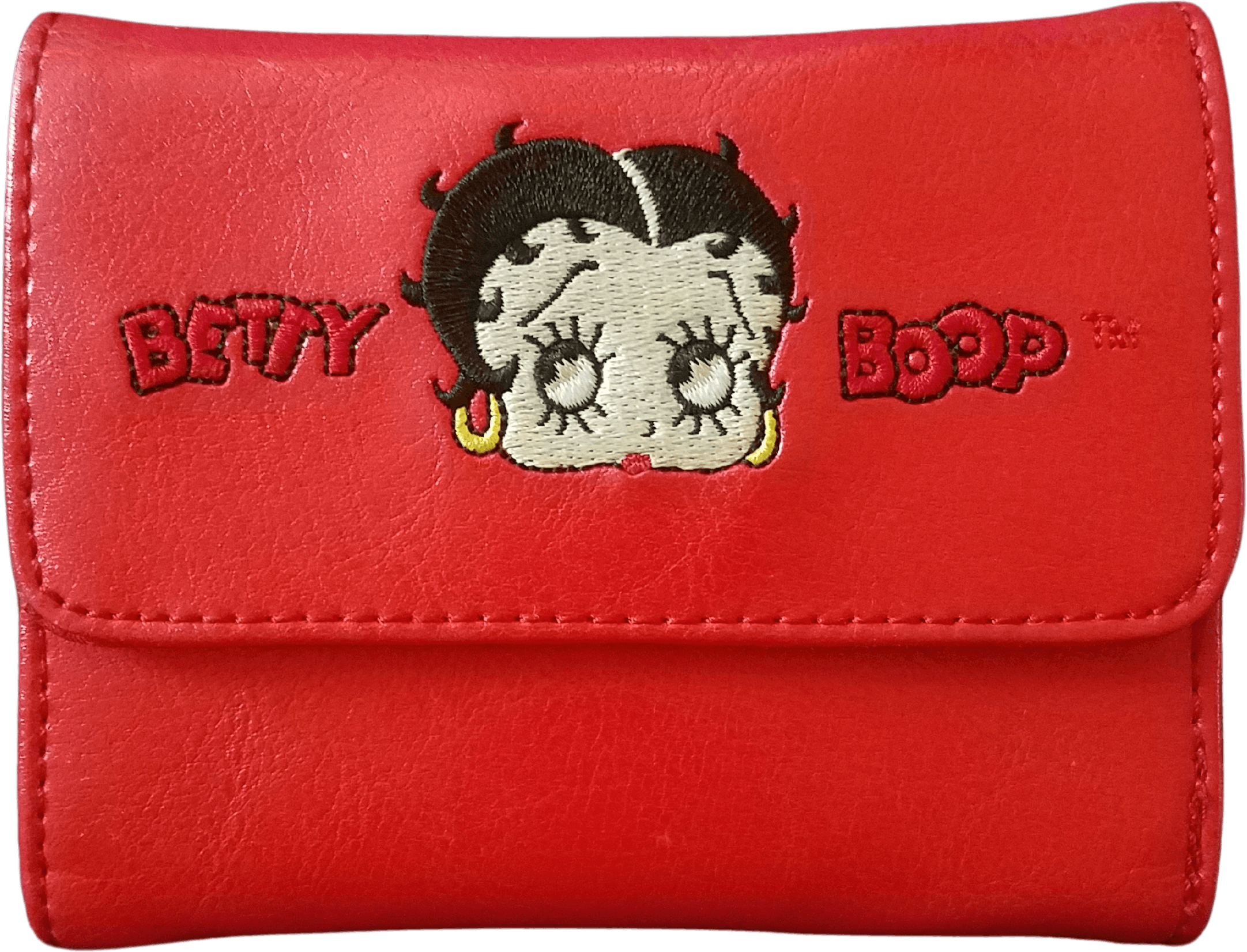 Vintage 00's Red Leather Betty Boop Wallet Change Purse | Shop THRILLING