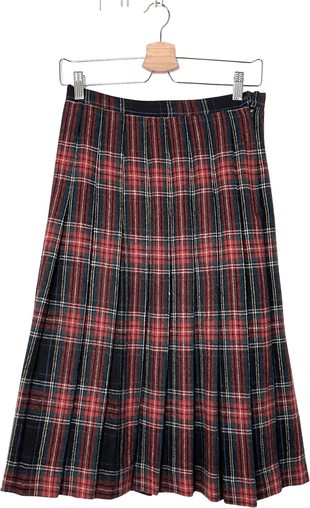 Vintage Pleated Wool Plaid Skirt by Mackintosh | Shop THRILLING