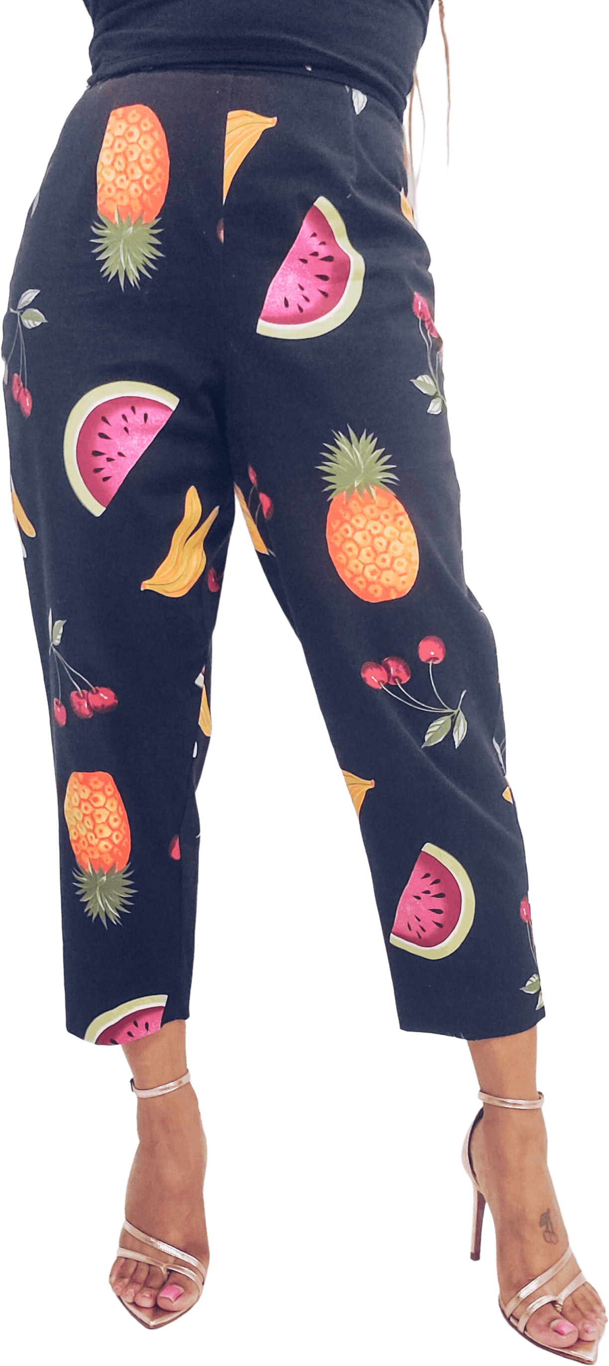 Vintage 80's Fruity Cropped Pants by Briggs | Shop THRILLING