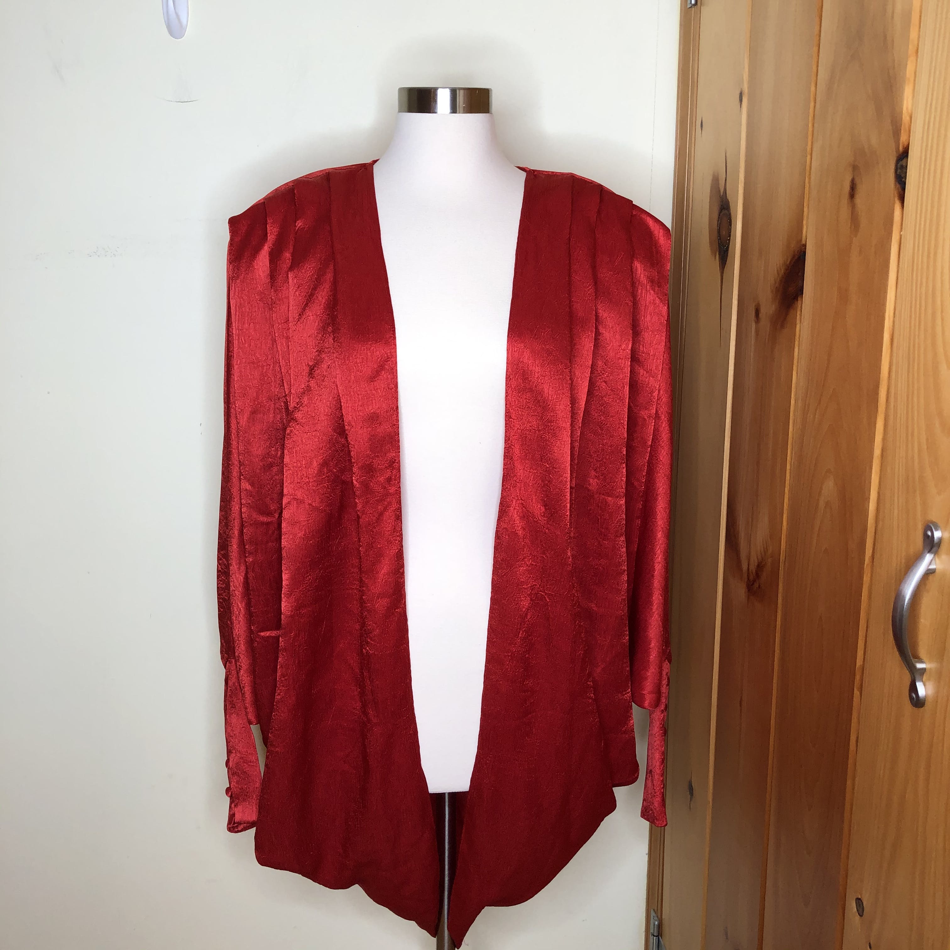 Vintage Shiny Red Robe by Samantha Black | Shop THRILLING