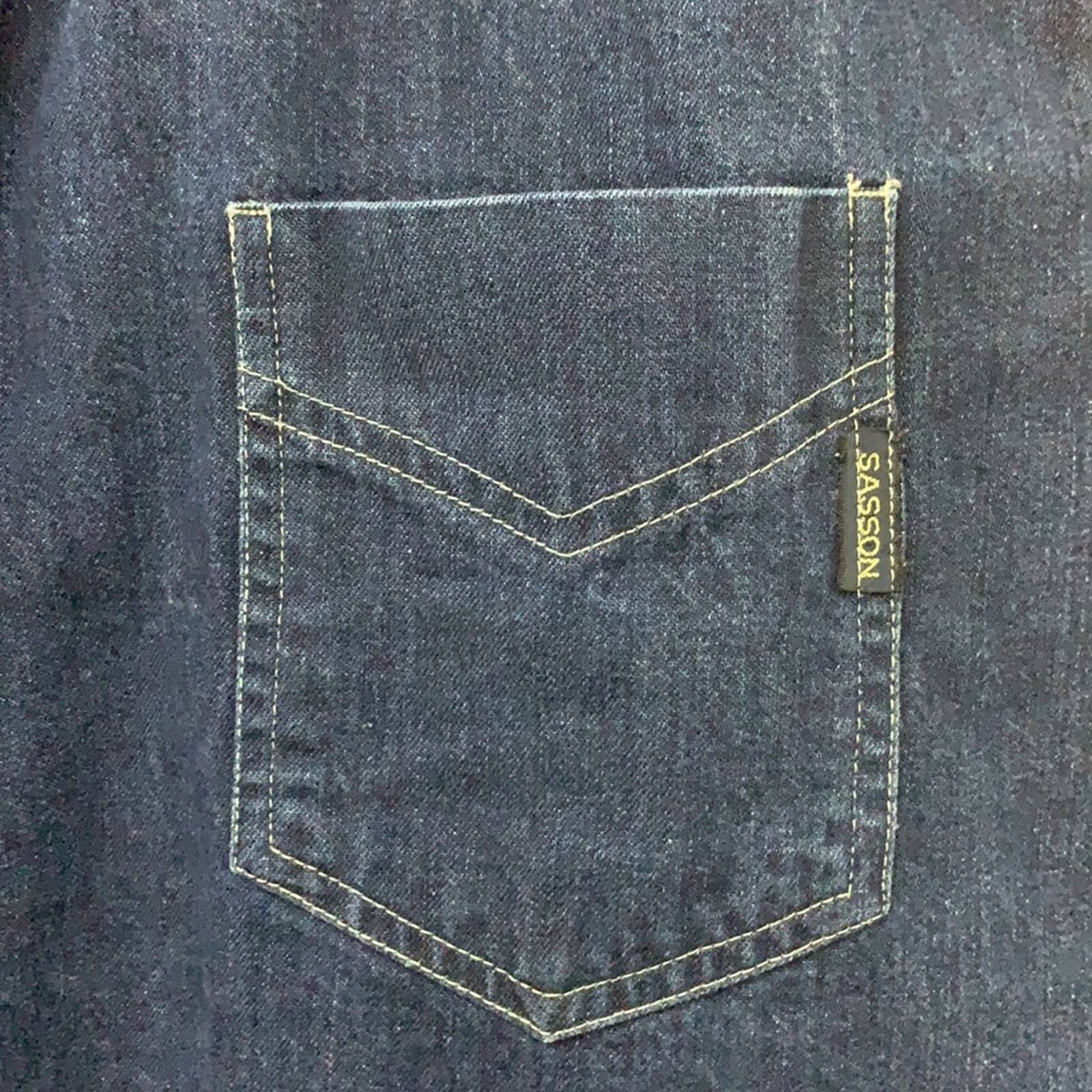 Vintage 80s Sasson Denim Pull On Skirt by Sasson Jeans | Shop THRILLING
