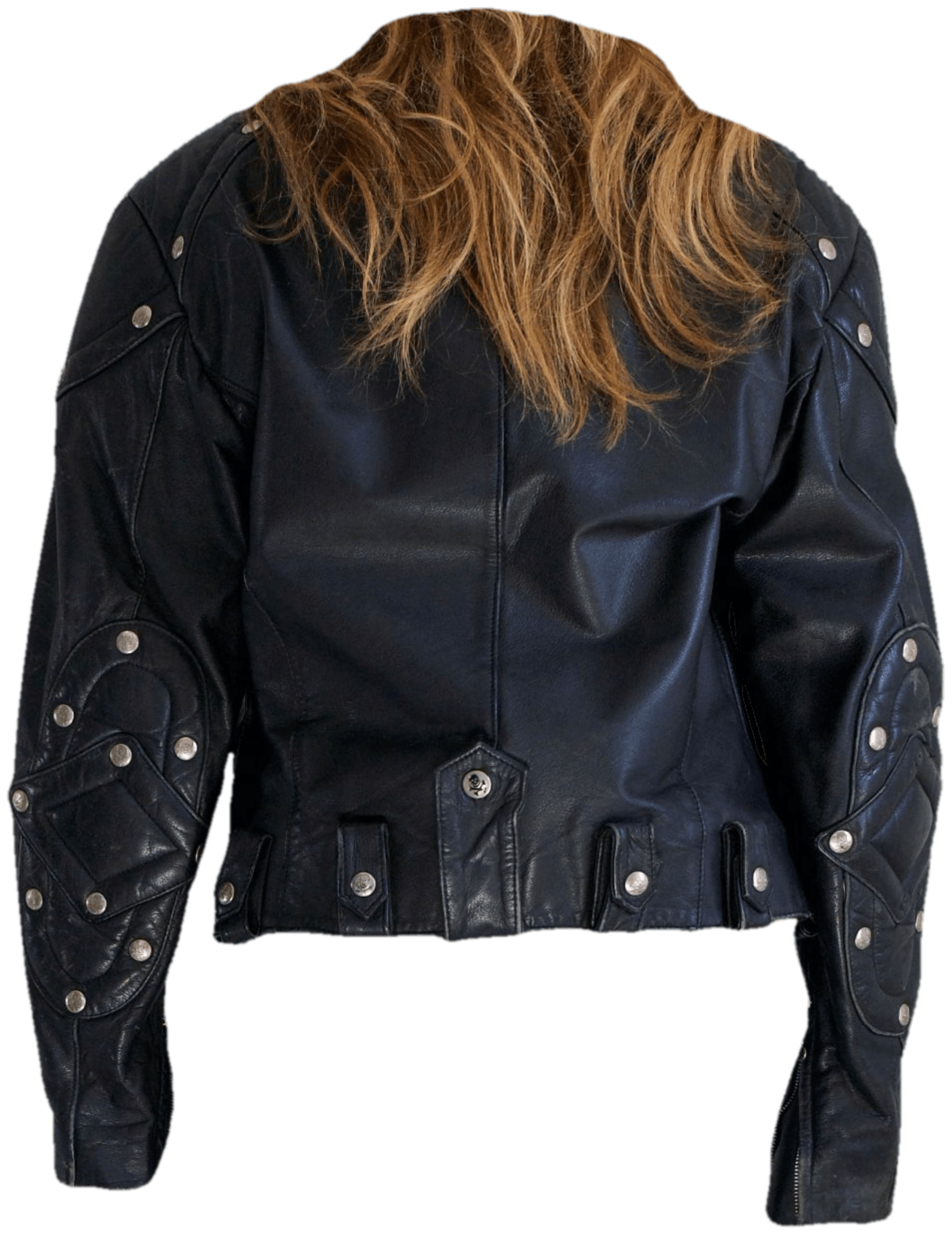 Vintage 60's Black Leather Biker Skull and Crossbones Distressed Motorcycle  Ja | Shop THRILLING