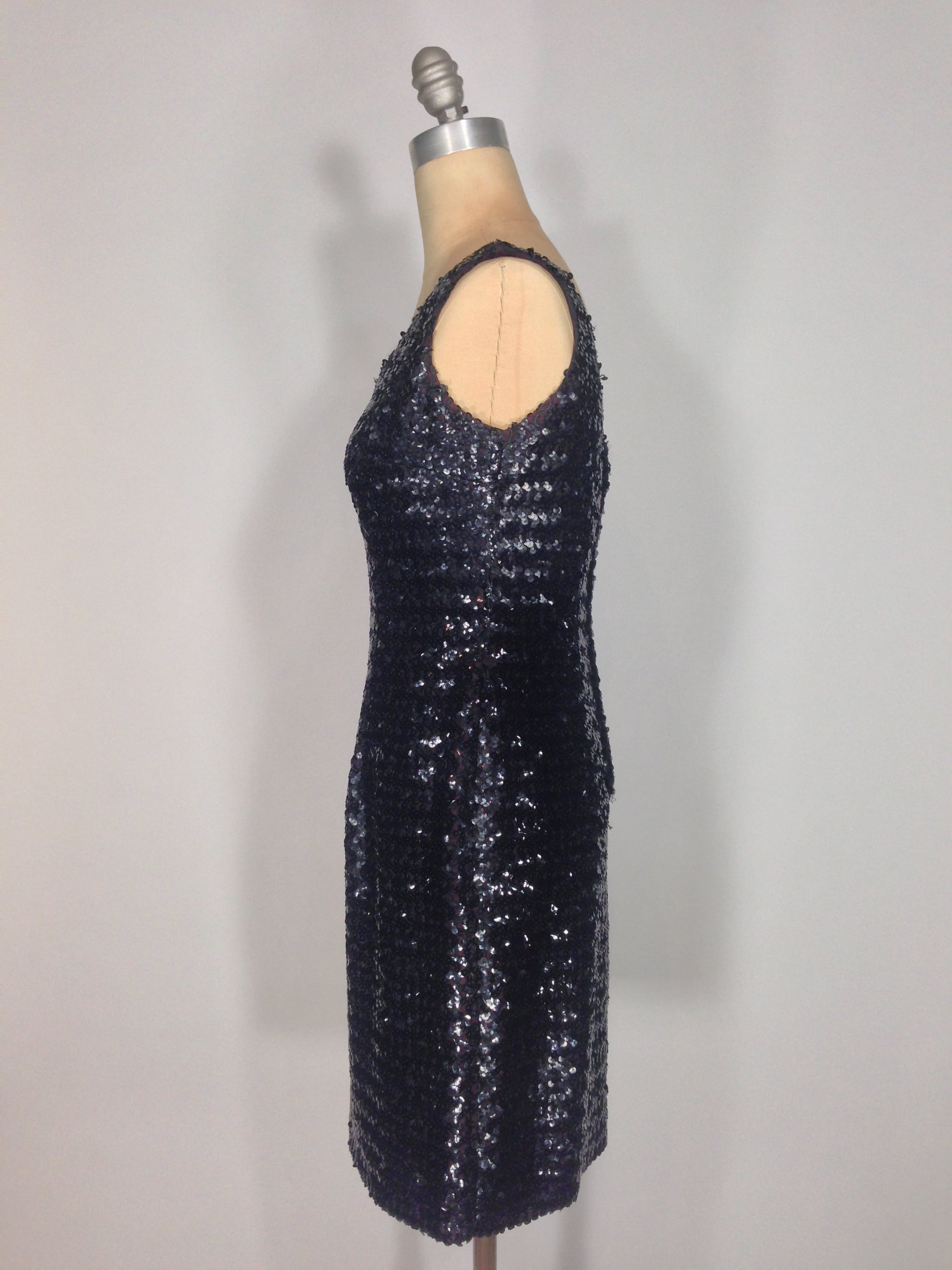 Vintage 50’s Black Sequin Wiggle Dress A La Marilyn | Shop THRILLING