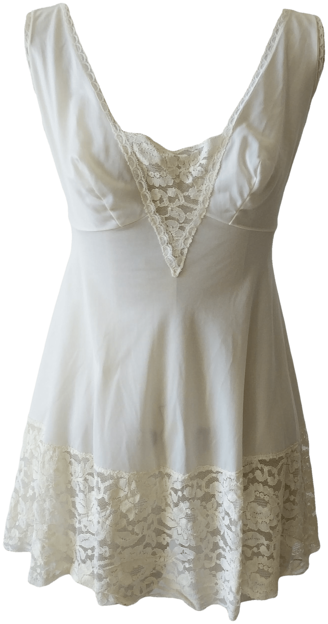 Vintage White Lace Lingerie Top Shop Thrilling 