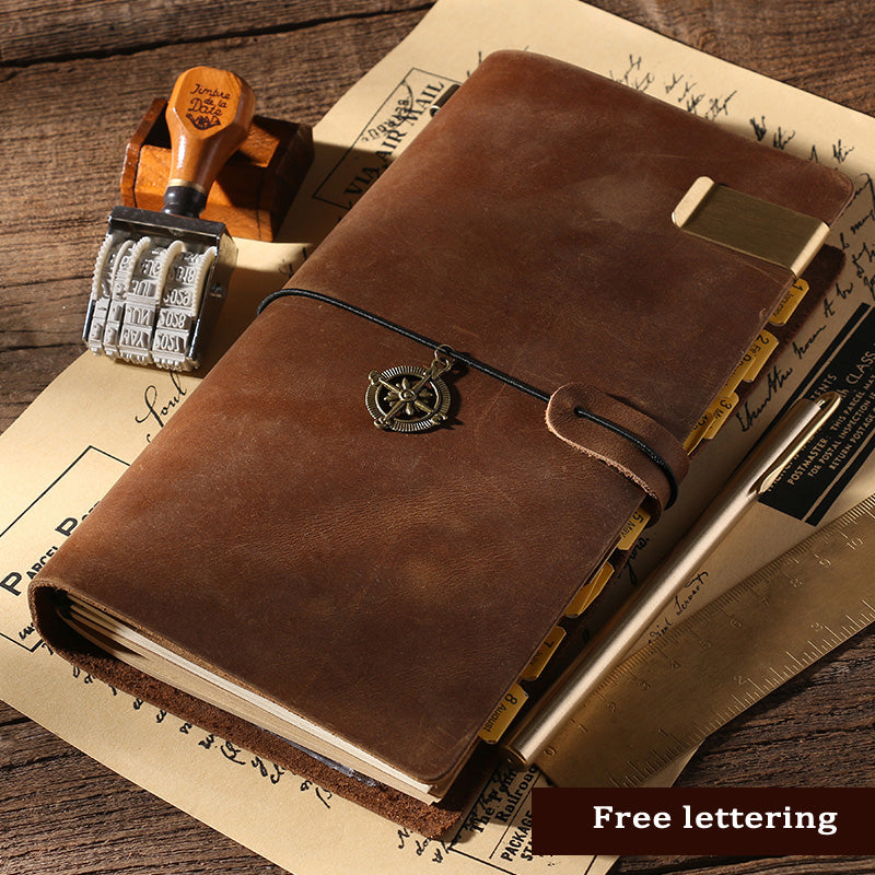 100 Genuine Leather Notebook Handmade Vintage Cowhide Diary