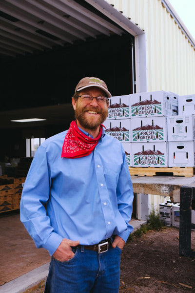 Nick Chambers of Valley Roots Food Hub, aka Chef Funghi. Photo by Zara Saponja.