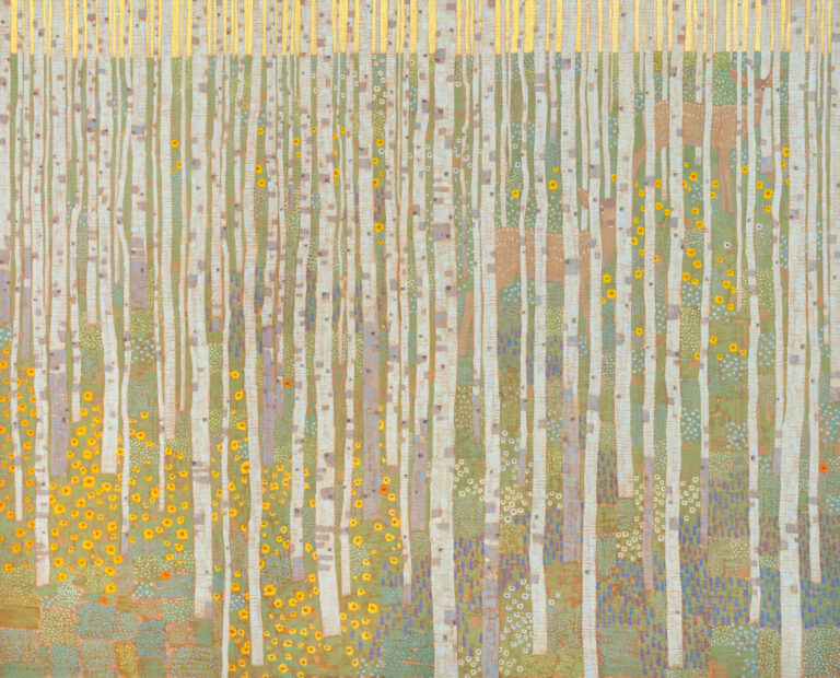 Forest Gaze. 48×60 inches, oil on linen panel.