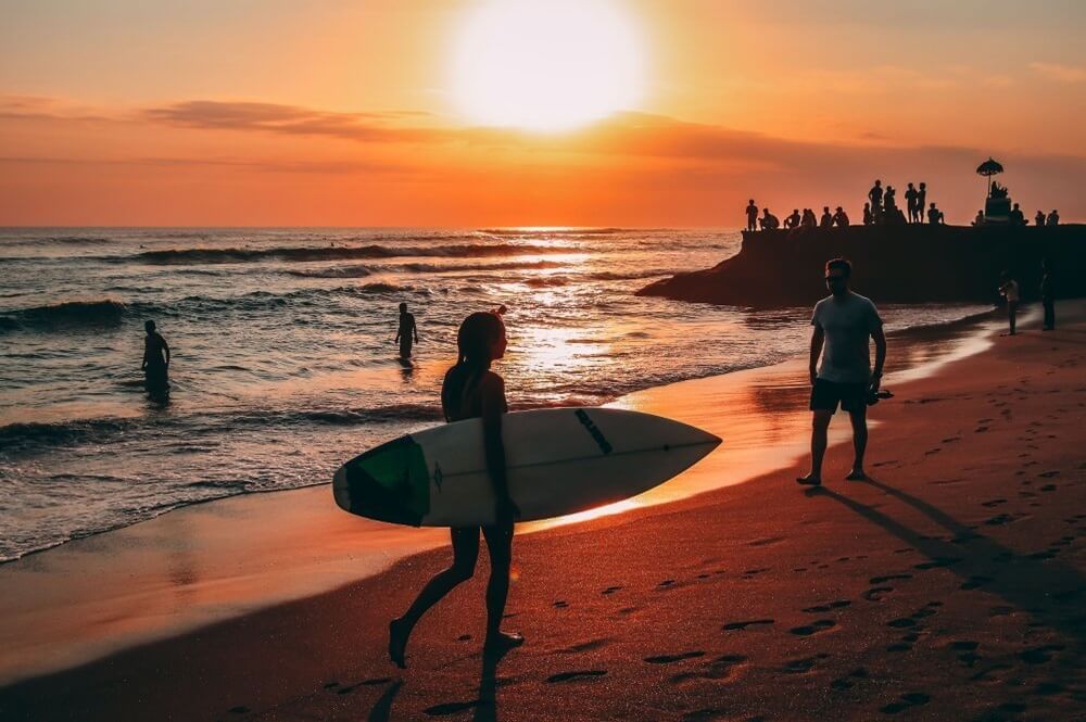Bali Indonesia the best place to surf in march