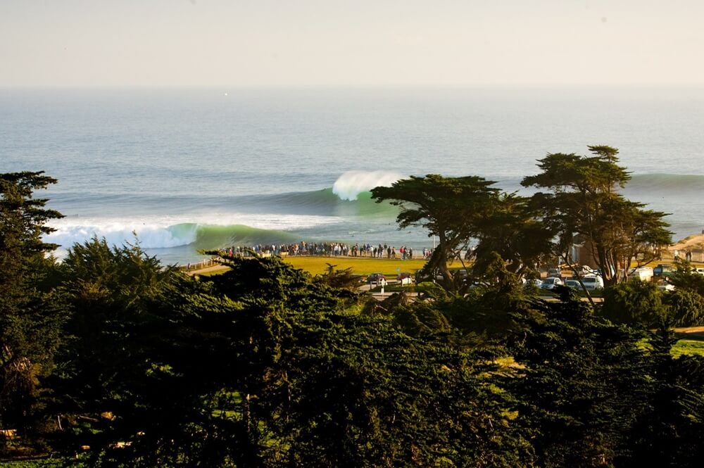 Santa Cruz California the best place to surf in march
