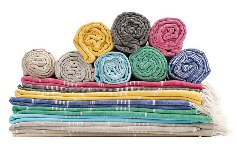 Wide variety of Turkish towels styles and colors